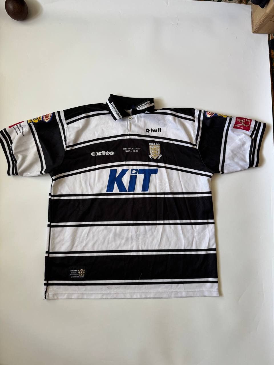 Vintage Hull City vintage rugby jersey 2002 Exito Kit Xxl Xxxl 2xl Size US XXL / EU 58 / 5 - 1 Thumbnail