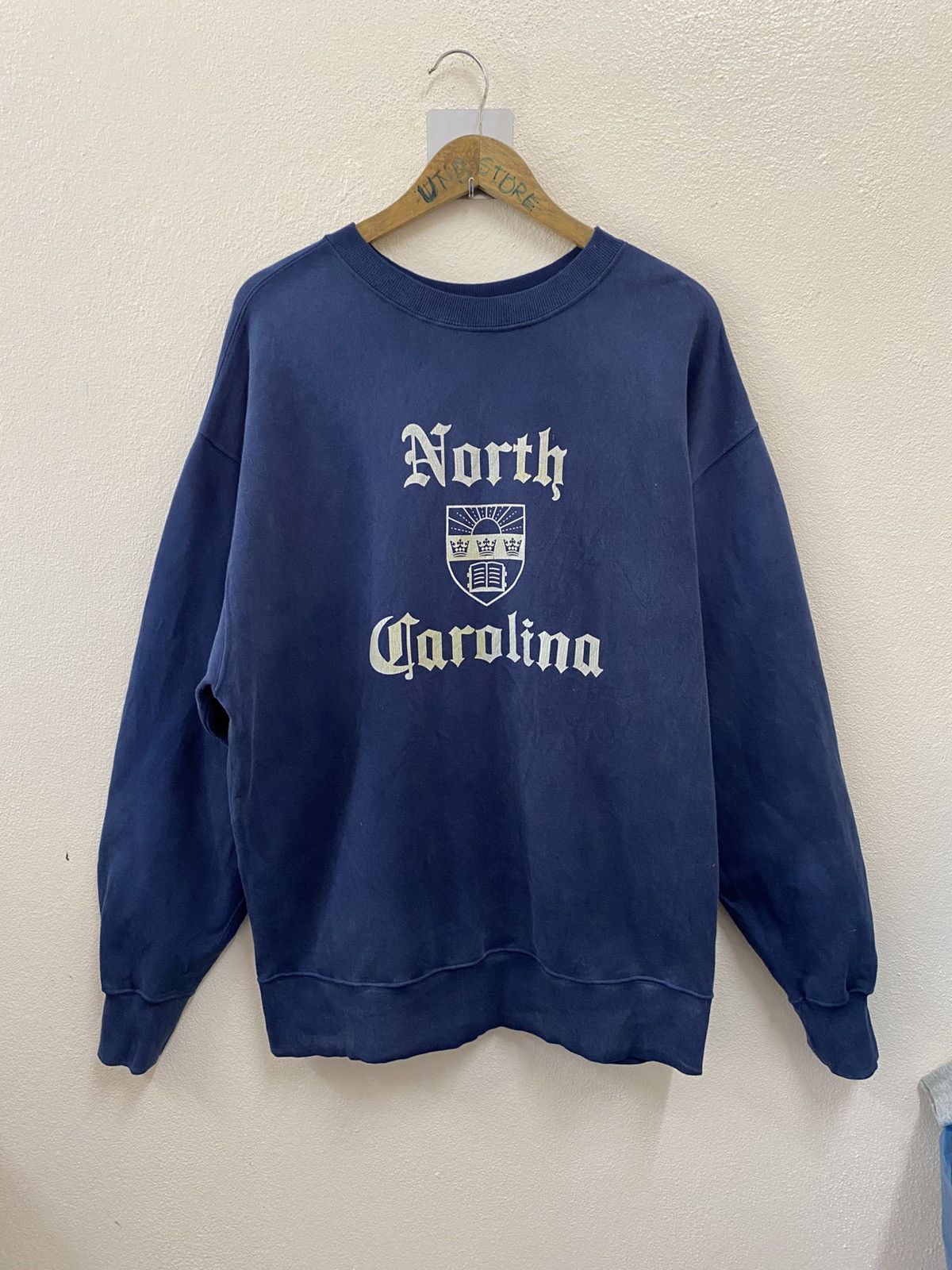 Beams Plus Vintage Beams North Carolina Sweatshirt Size US XL / EU 56 / 4 - 1 Thumbnail