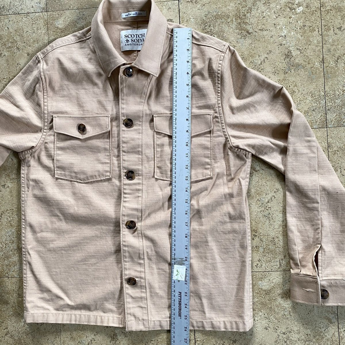 Scotch & Soda Scotch & Soda Textured Canvas Shirt Jacket Size US S / EU 44-46 / 1 - 6 Thumbnail