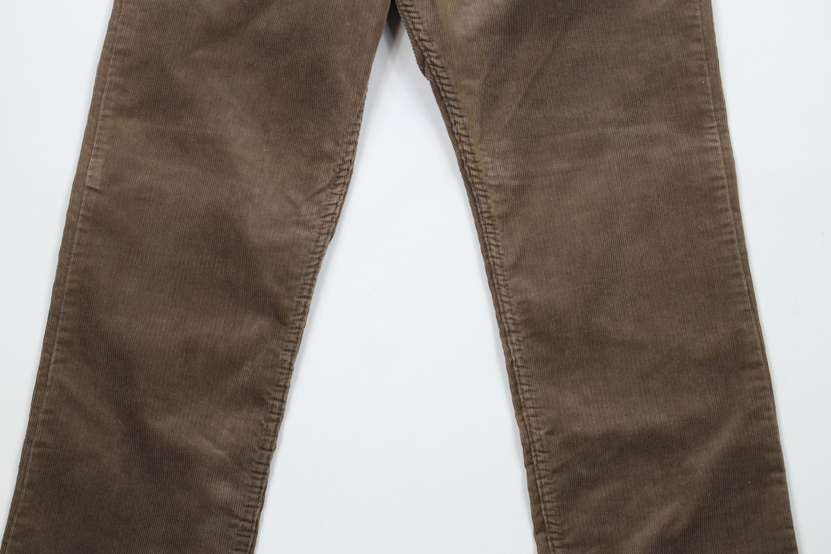 Levi's × Vintage Vintage 70s 80s Levis Leg Corduroy Chino Pants Brown USA Size US 32 / EU 48 - 3 Thumbnail
