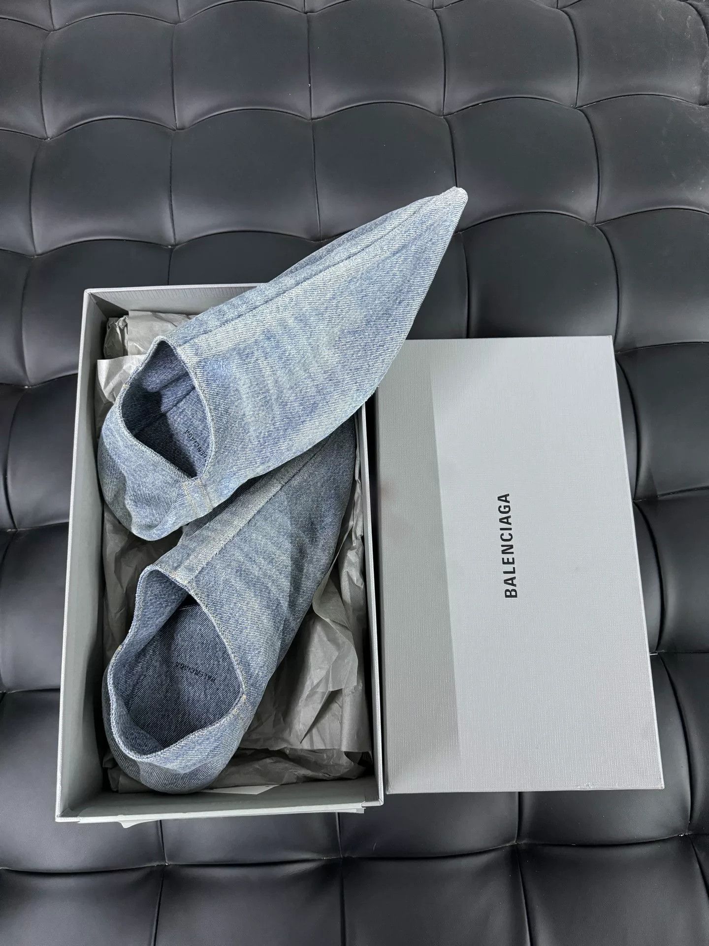 Balenciaga Balenciaga Flat Mule Shoes Size 44 Size US 10 / EU 43 - 1 Thumbnail