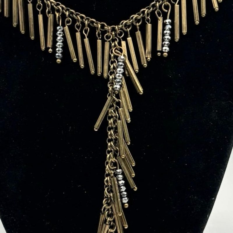 Other Gold Multi Tassel Drop Necklace Size ONE SIZE - 2 Thumbnail