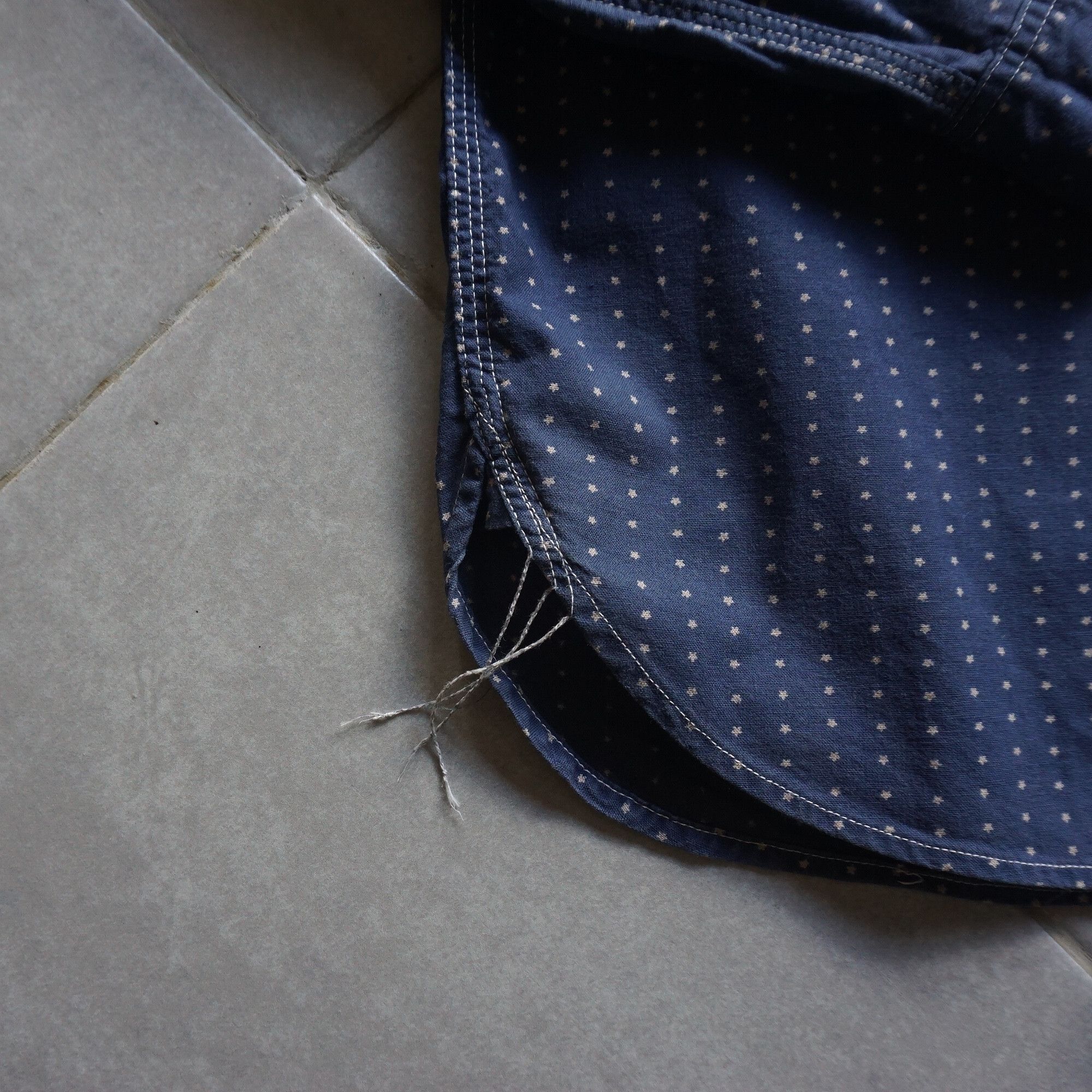 Japanese Brand × Pherrow's Pherrow indigo star work shirt Size US XL / EU 56 / 4 - 8 Thumbnail