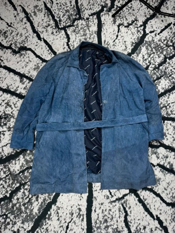 Yves Saint Laurent Vintage Yves Saint Laurent coat blue ysl monogram XL Size US XL / EU 56 / 4 - 1 Thumbnail