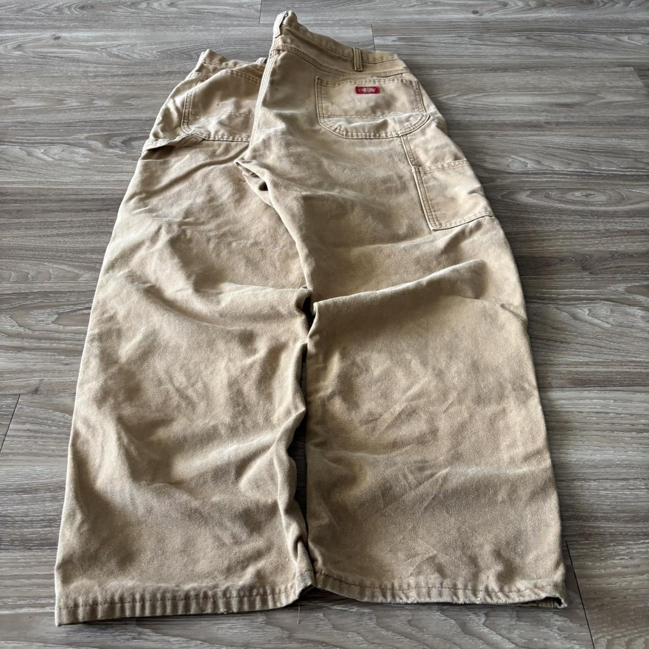 Dickies Crazy Vintage Y2K/2000s Baggy Khaki Dickies Workwear Skater Carpenter Pants! 38x30 Size US 38 / EU 54 - 4 Thumbnail