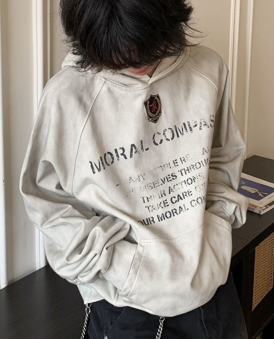 Japanese Brand × Vintage Outdoor retro punk y2k faded letters hoodie Size US XL / EU 56 / 4 - 3 Thumbnail