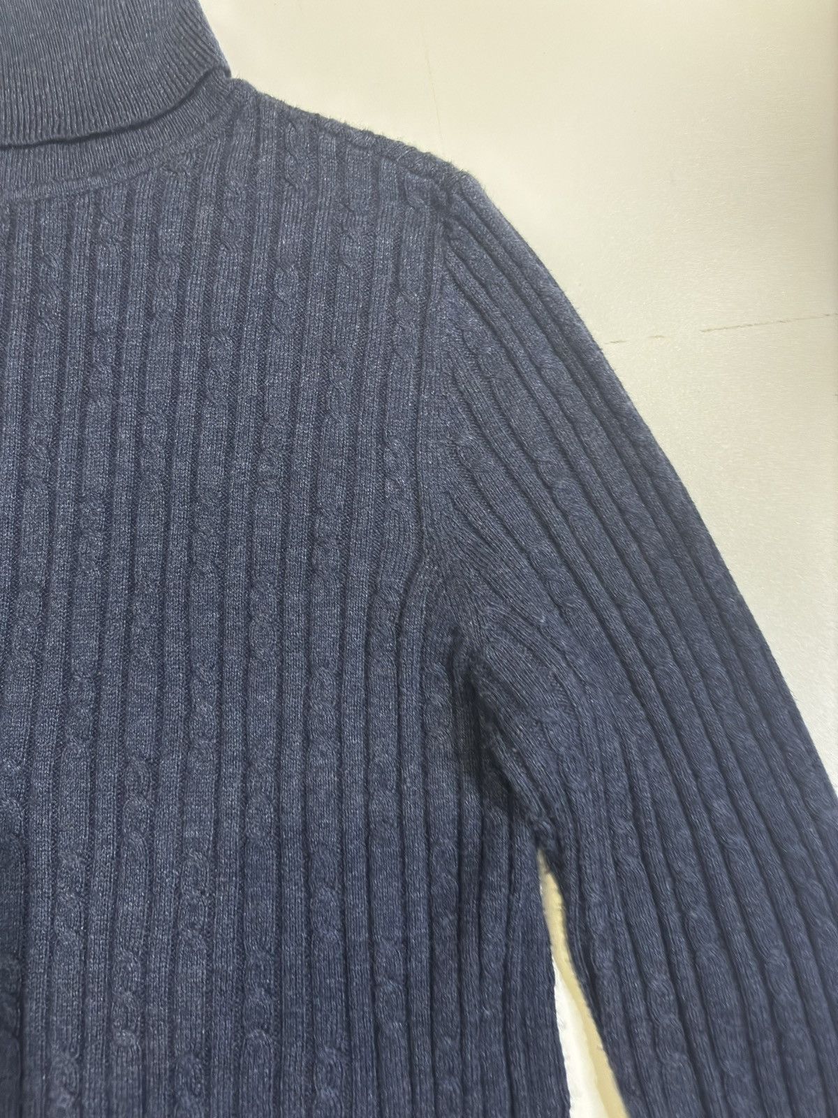 Talbots Women’s navy turtleneck Sweater.ws2104 Size XS / US 0-2 / IT 36-38 - 4 Thumbnail