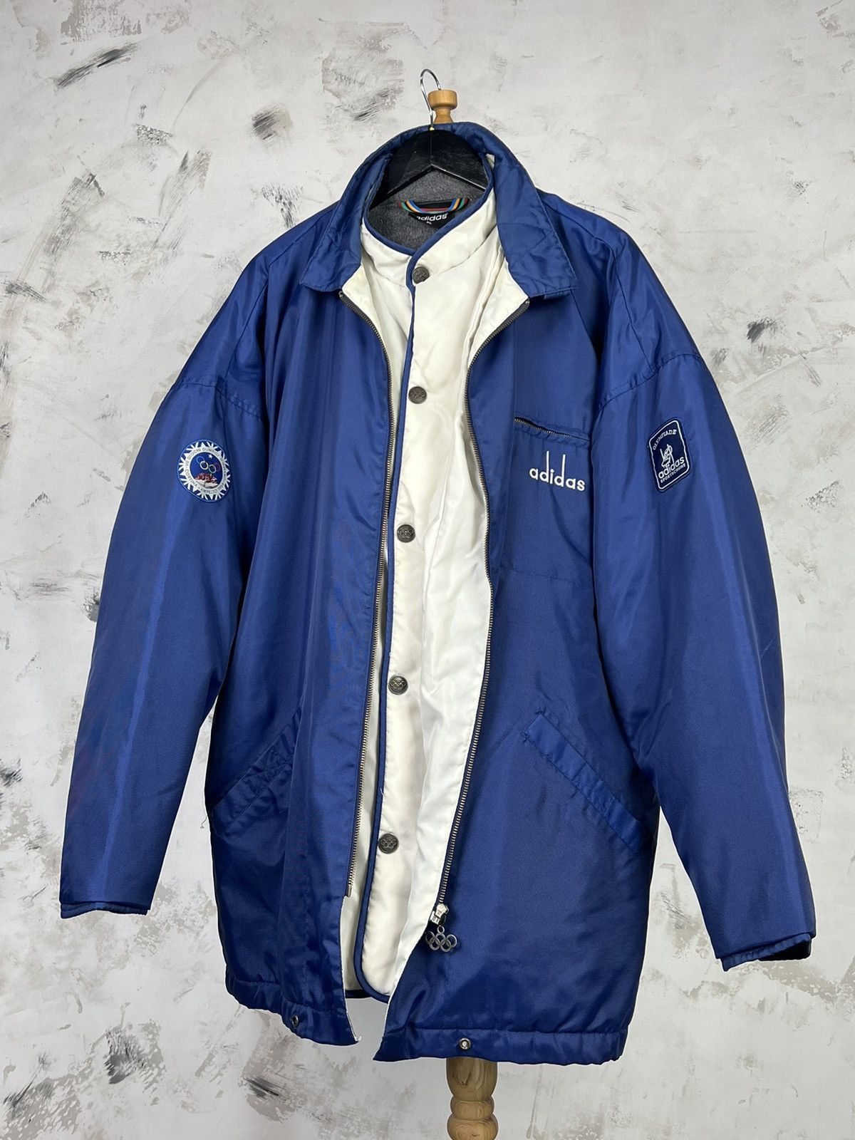 USA Olympics 1956 Vintage Adidas Olympic Games Jacket Giochi Size XL- XXL Size US XL / EU 56 / 4 - 1 Thumbnail