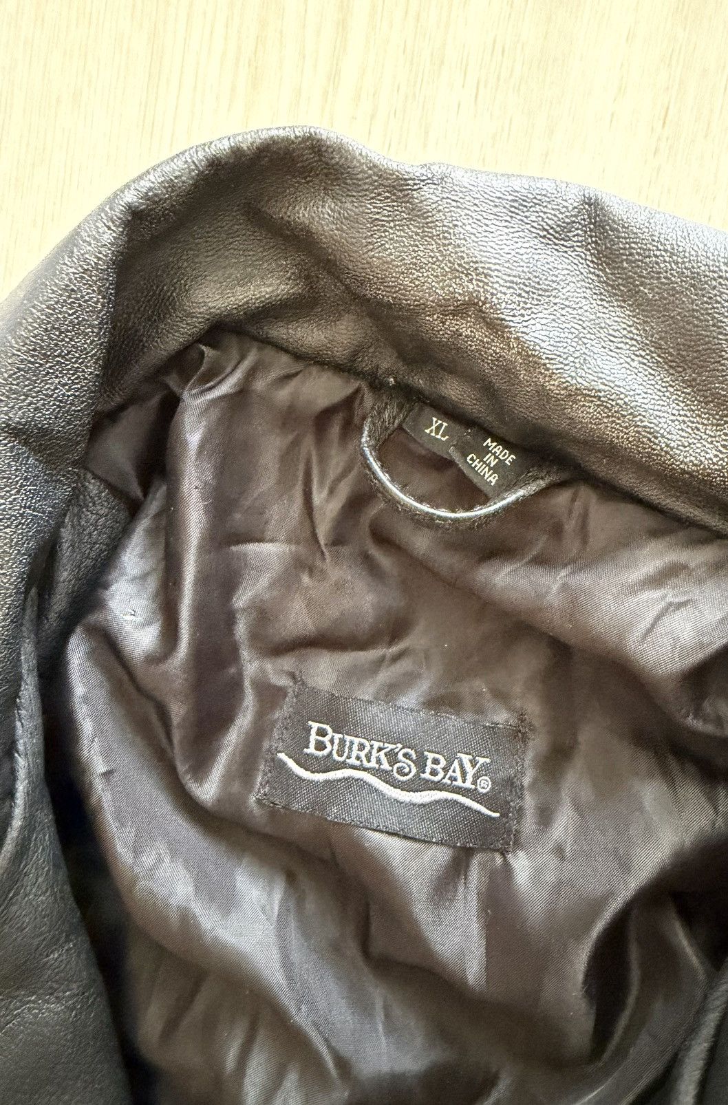 Vintage Vintage Burks Bay Exxon Mobile Leather Bomber Jacket Sz XL Size US XL / EU 56 / 4 - 2 Thumbnail