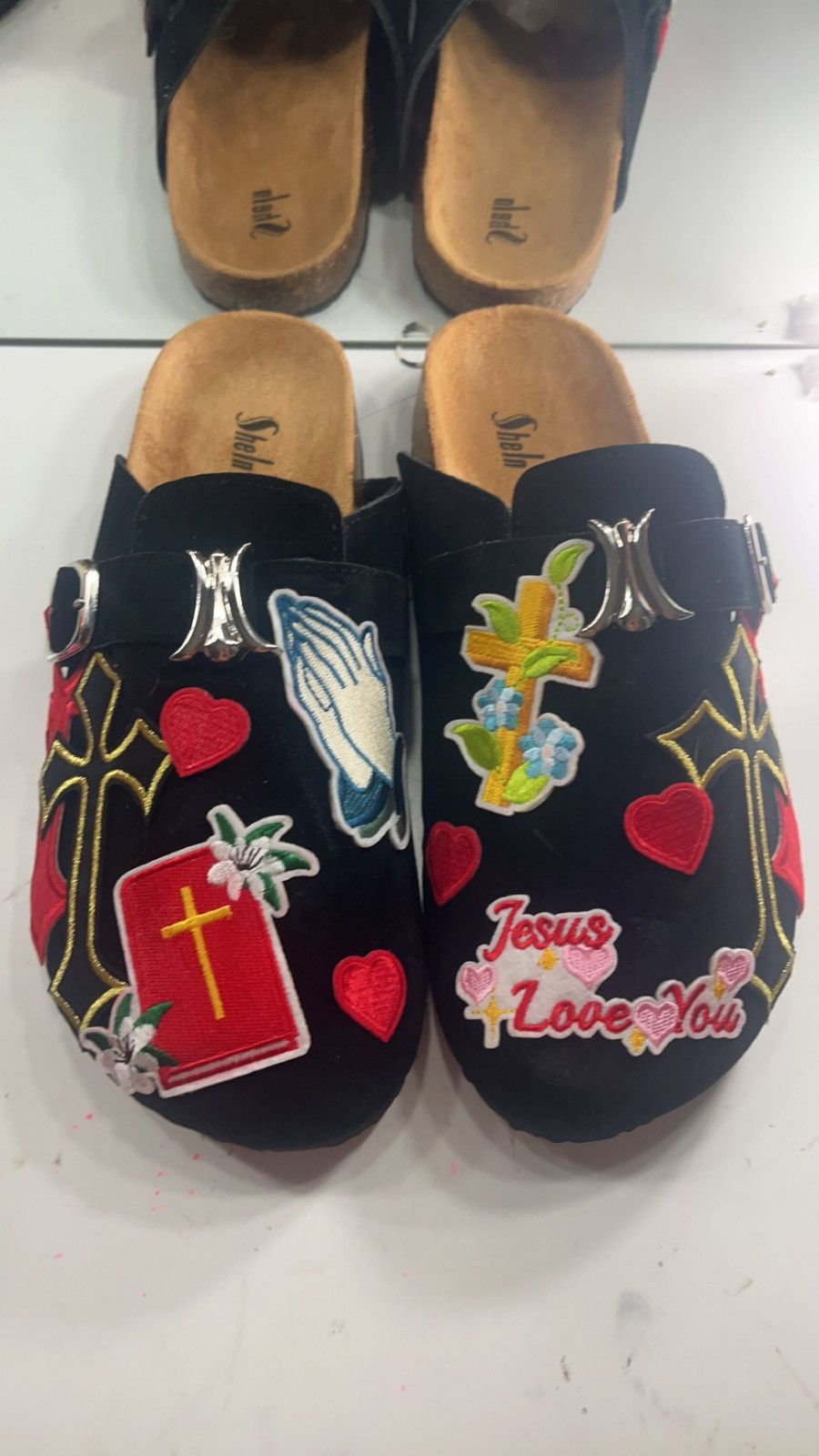 Birkenstock Jesus Custom Clogs size 8 womens Size US 8 / IT 38 - 1 Thumbnail