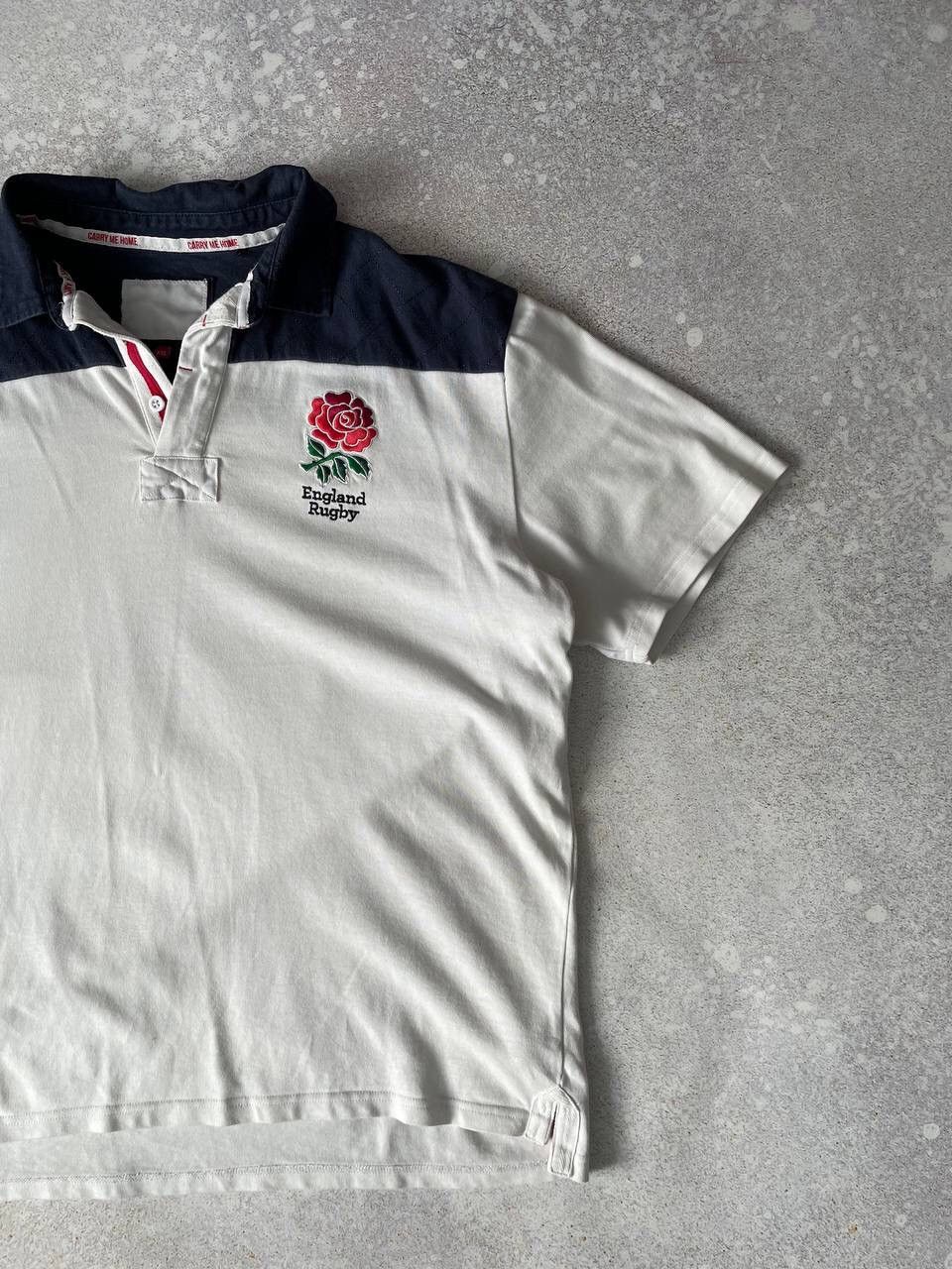 Vintage Vintage 90s England Rugby League Polo Big Logo Y2K Rare Size US L / EU 52-54 / 3 - 2 Thumbnail