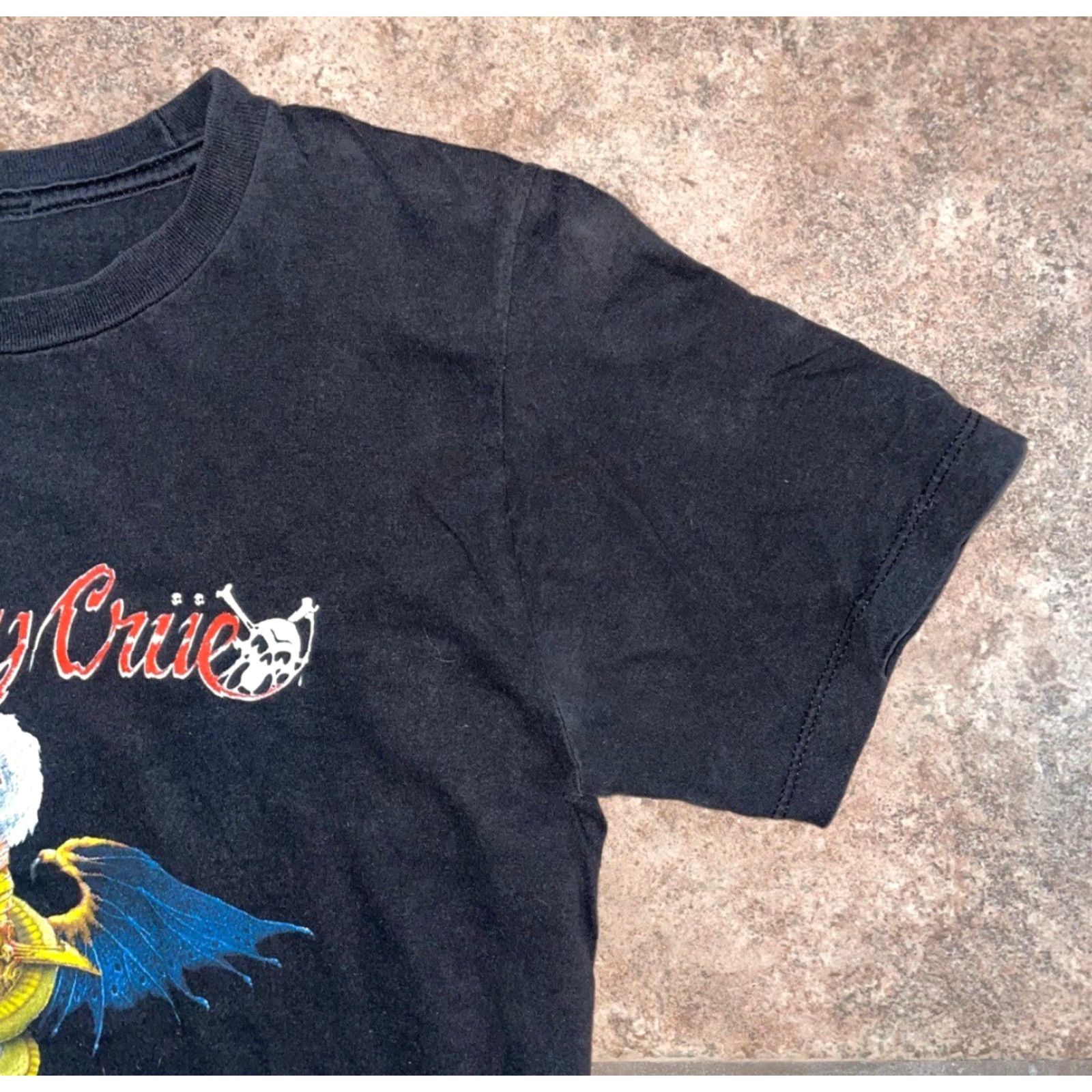 Vintage VTG Vinyl T shirt Motley Crew Dr Feel Good Graphic Tee Size Small Mens Black Team Merchandise 80s 90s Fans Size US S / EU 44-46 / 1 - 2 Thumbnail