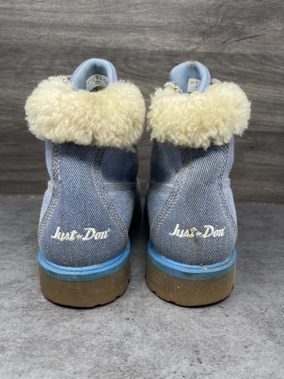 Timberland Timberland Just Don 6 Inch Boots Mens Size 7 Blue Denim Fur Size US 7 / EU 40 - 6 Thumbnail