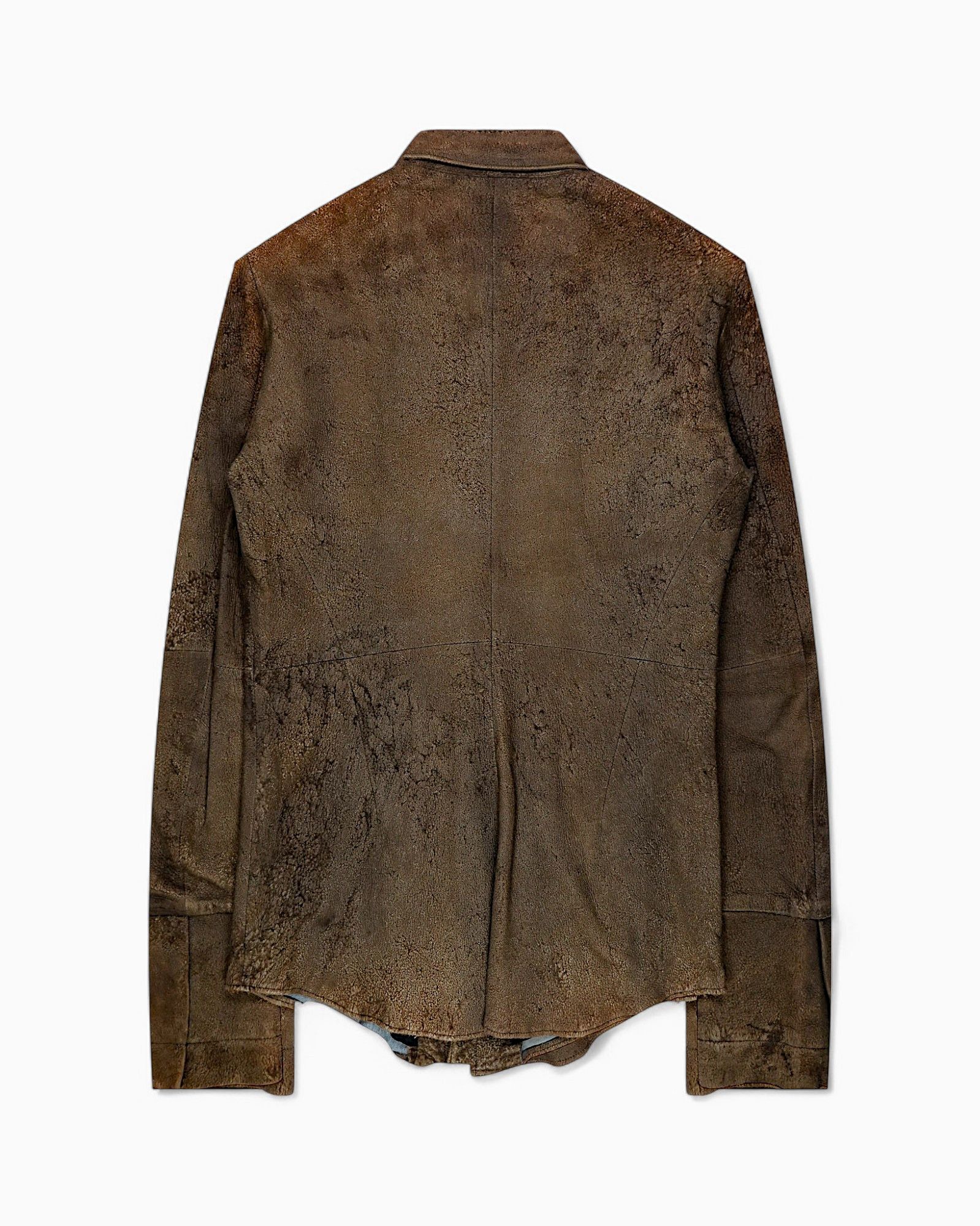 Julius Julius Distressed Ram Leather Jacket - AW07 "Untitled" Size US S / EU 44-46 / 1 - 2 Thumbnail