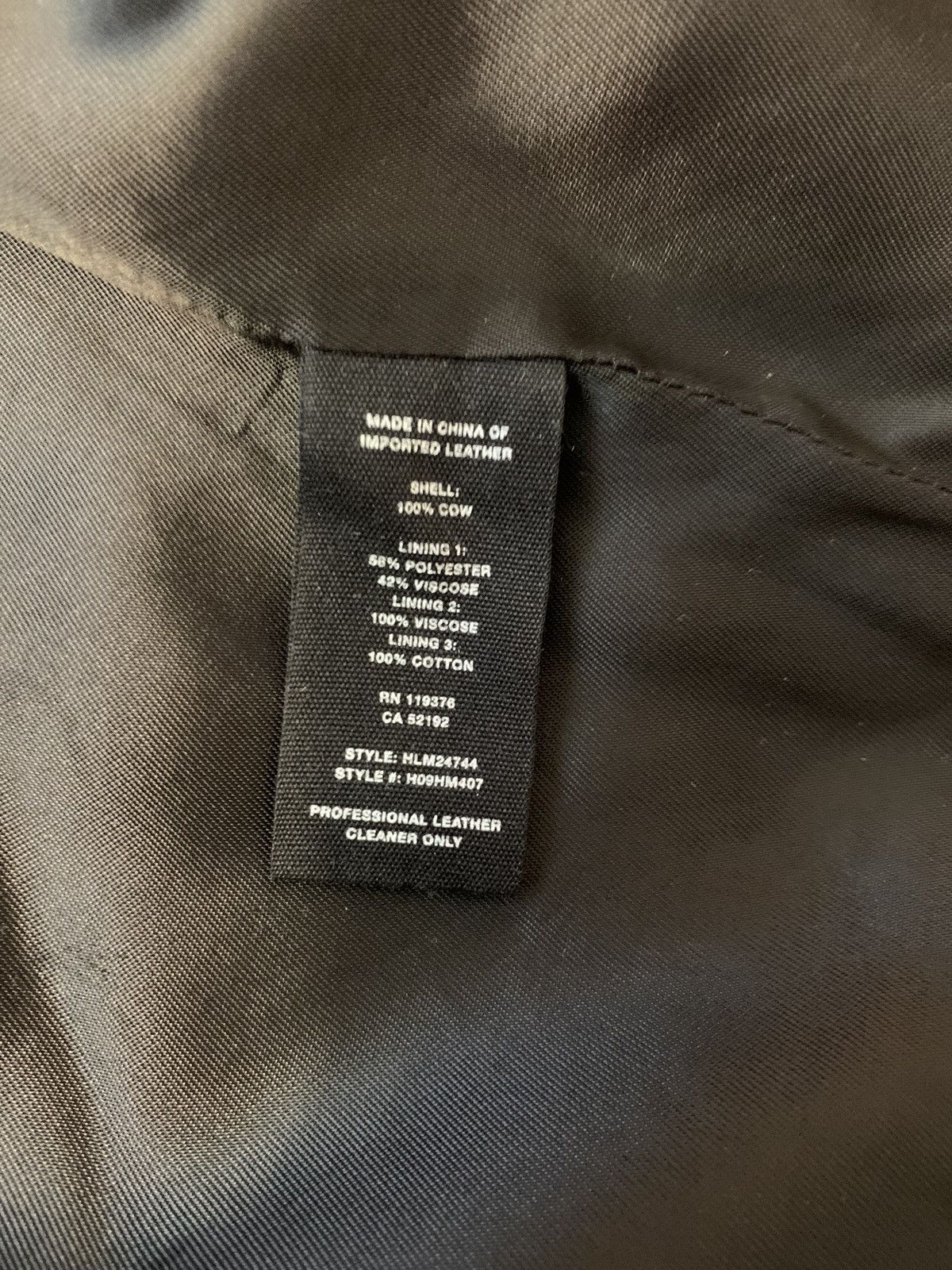 Helmut Lang HELMUT LANG BUILD OUT MOTORCYCLE LEATHER JACKET Size US L / EU 52-54 / 3 - 24 Thumbnail