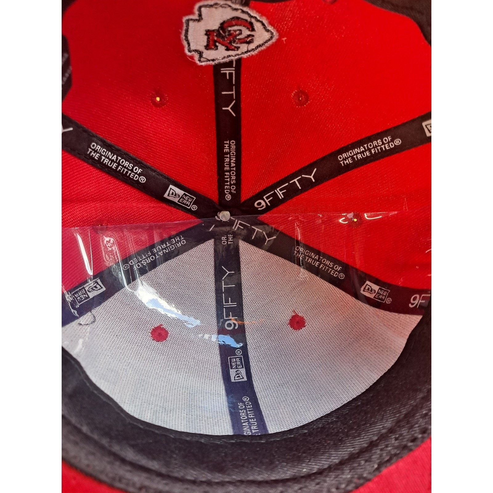 New Era Kansas City Chiefs New Era 9FIFTY NFL Hat Cap Snapback Red Size ONE SIZE - 8 Thumbnail