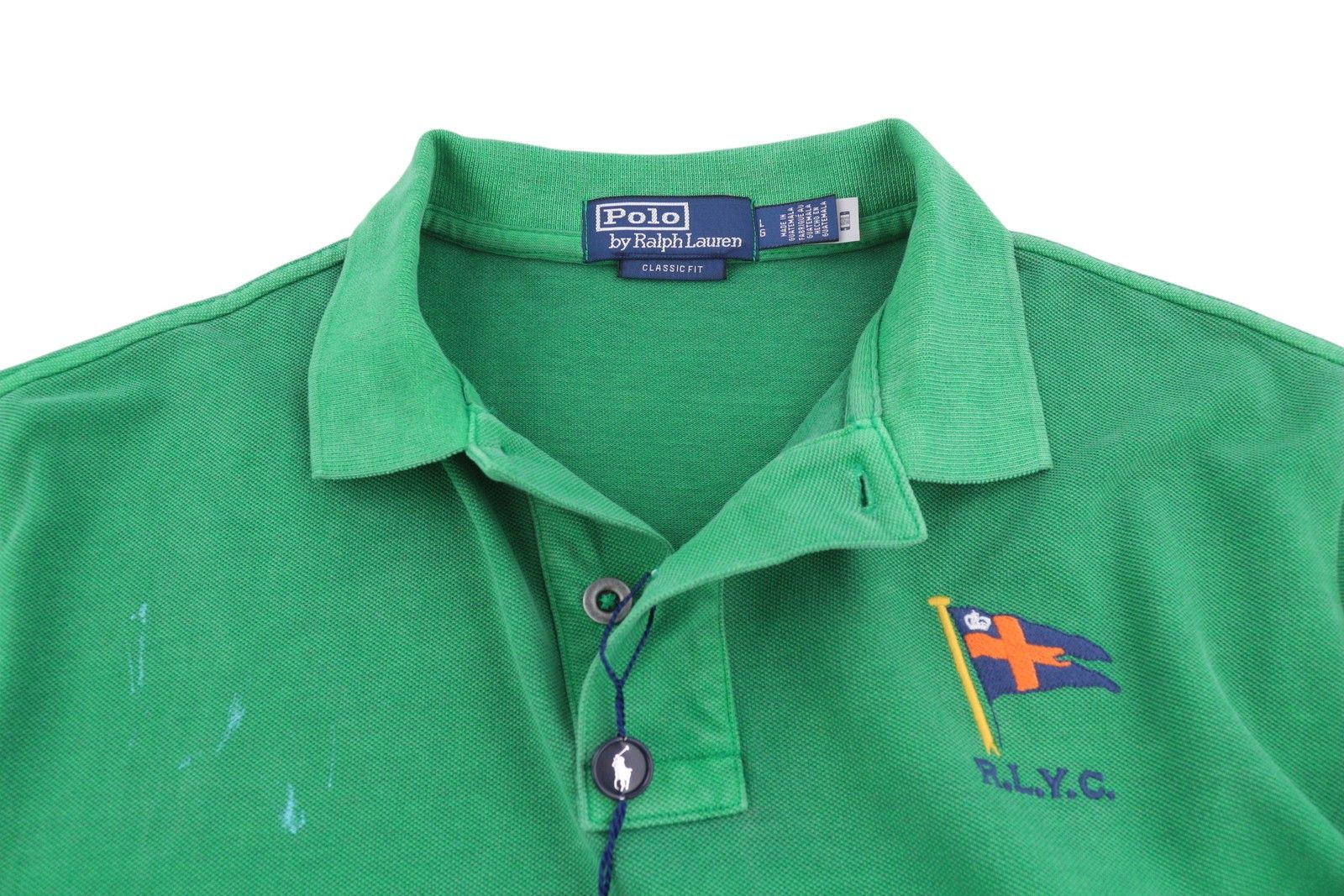 Polo Ralph Lauren CLASSIC FIT L Green Short Sleeve Multi T-Shirt 84572 Size US L / EU 52-54 / 3 - 4 Thumbnail