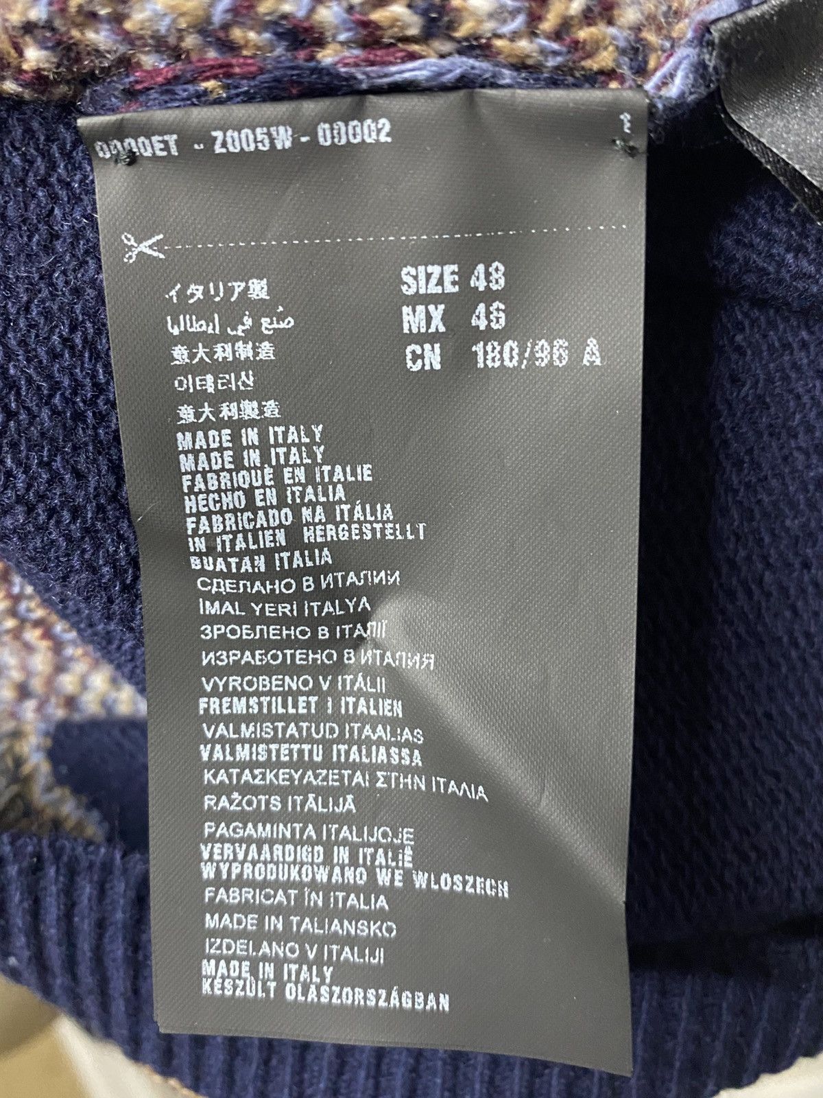Prada Prada Wool Cashmere Fair Isle Knit Sweater - Size 48 Size US M / EU 48-50 / 2 - 10 Thumbnail