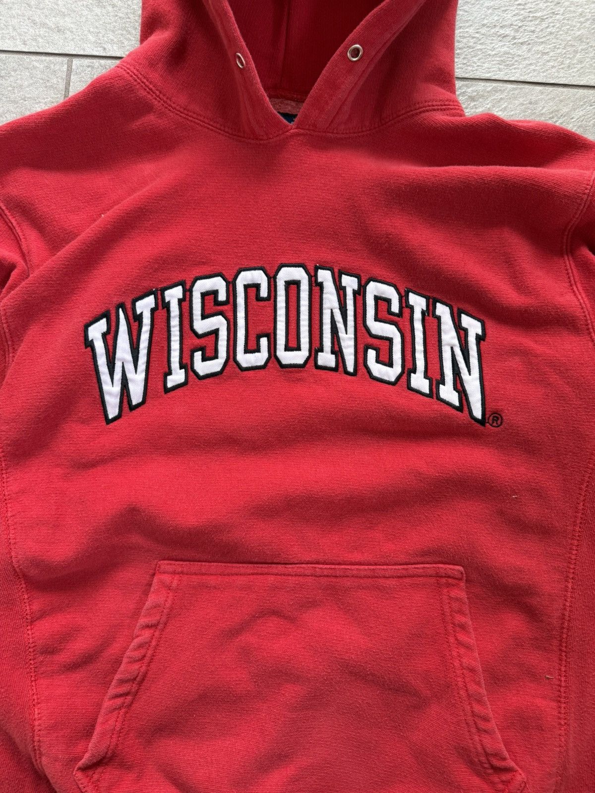 Steve And Barrys Wisconsin steve and barrys reverse weave hoodie Size US M / EU 48-50 / 2 - 3 Thumbnail