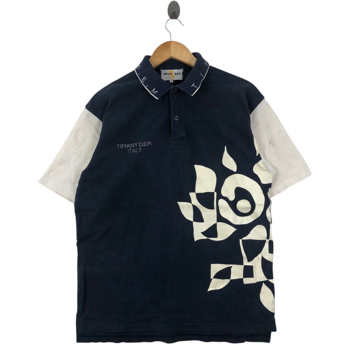 Vintage Vintage Tiffany D.E.M Italy Polos Size Large Size US L / EU 52-54 / 3 - 1 Thumbnail
