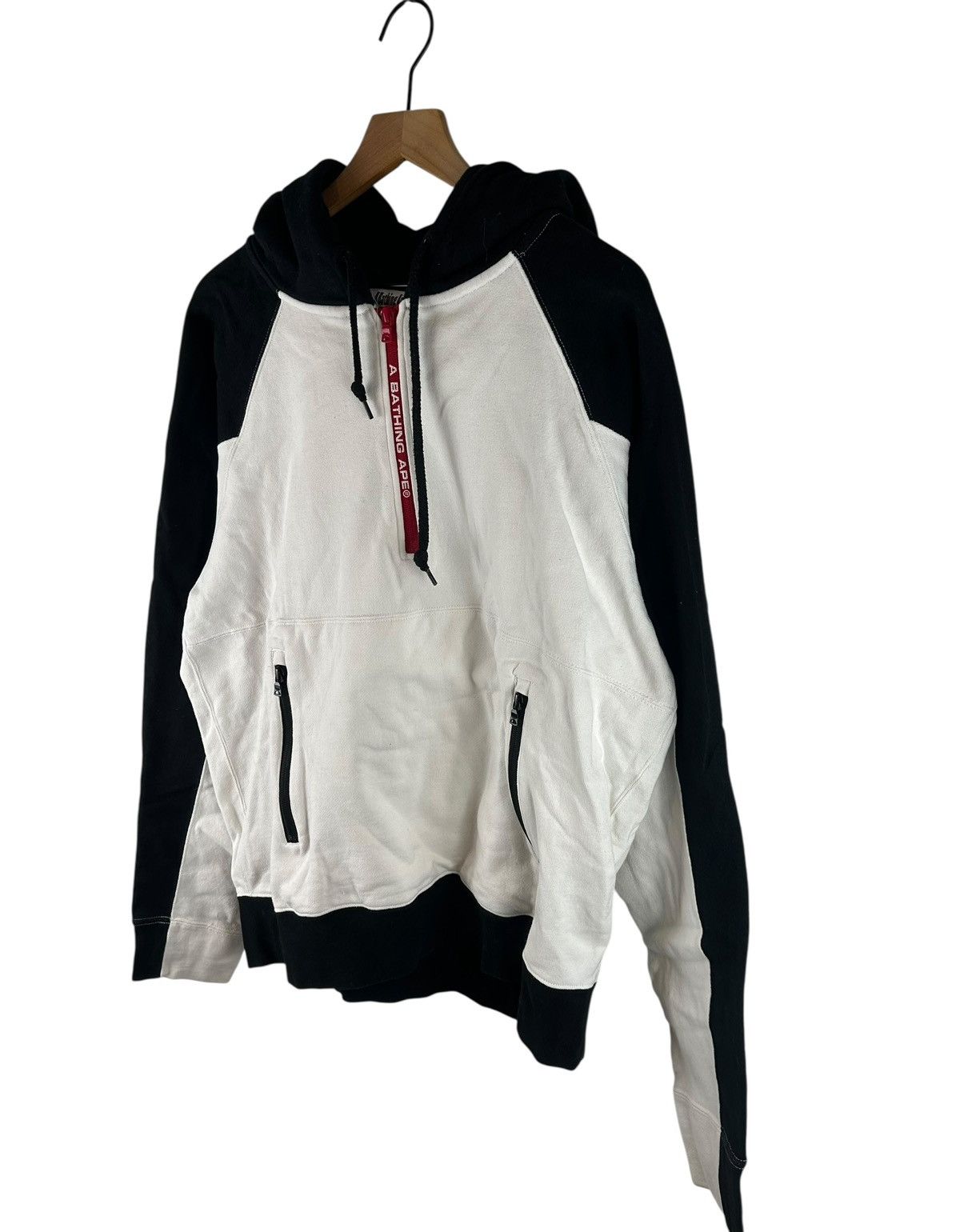Bape Bape Side Logo Half Zip Hoodie Size US L / EU 52-54 / 3 - 2 Thumbnail