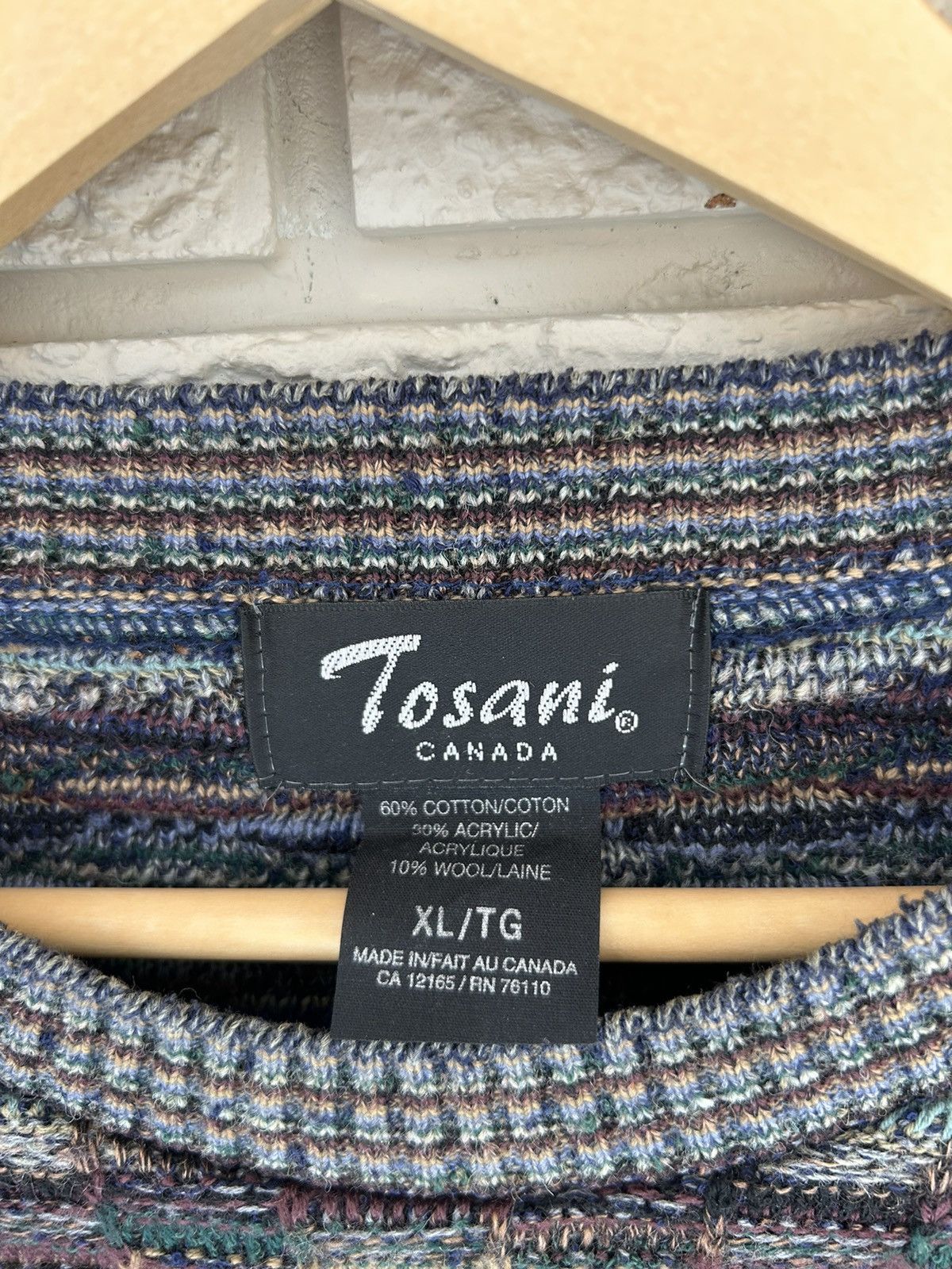 Tundra Vintage Tosani 3D Coogi Style Textured Knit Sweater Size US XL / EU 56 / 4 - 6 Thumbnail