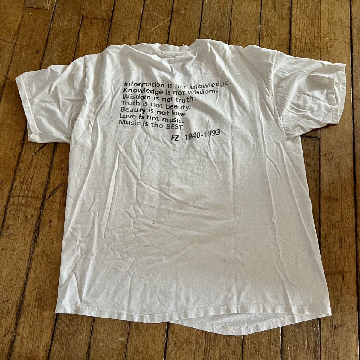 Vintage signed frank zappa tee Size US XL / EU 56 / 4 - 5 Thumbnail