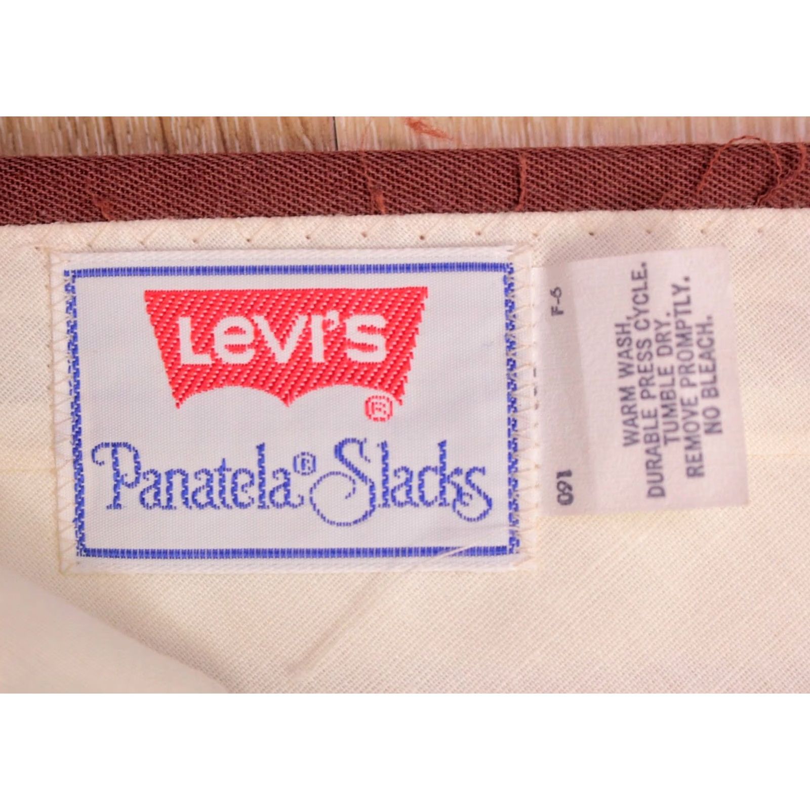 Levi's VINTAGE Levi's 70s Pants Flare Disco Brick Red Mens 36x29.5 Size US 36 / EU 52 - 4 Thumbnail