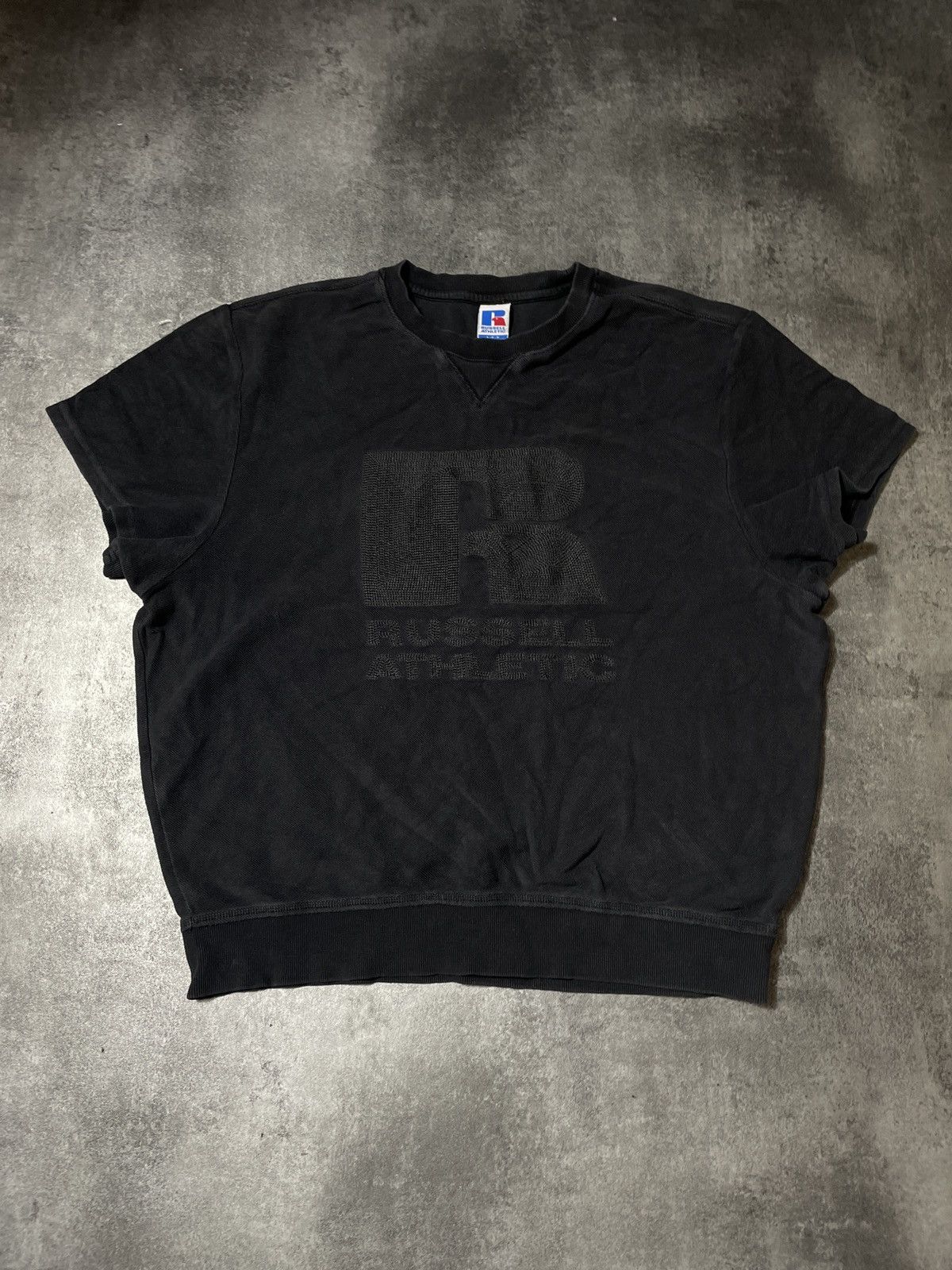 Russell Athletic RARE❗️Russell Athletic Vintage Y2K Embroidered Tee Big Logo Size US L / EU 52-54 / 3 - 1 Thumbnail