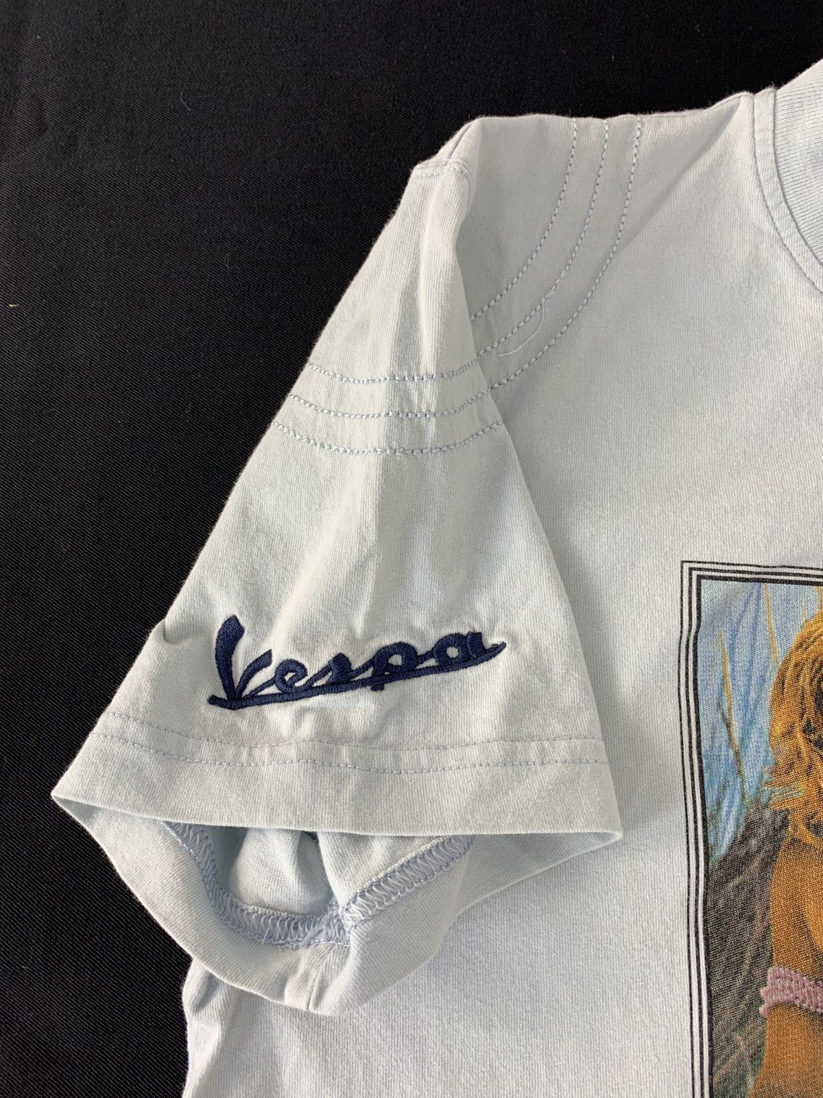 Adidas Adidas X Vespa Henley Neck Graphic Screen Printed T-shirt Size M / US 6-8 / IT 42-44 - 4 Thumbnail