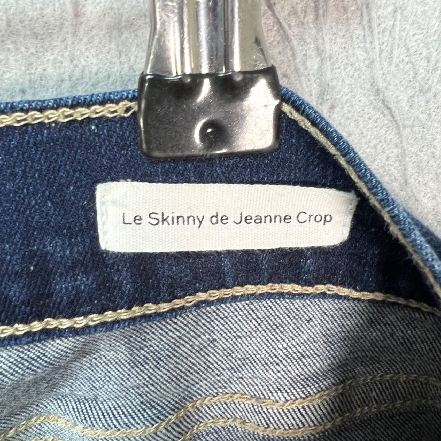 Frame FRAME Jeans – Le Skinny De Jeanne – Womens – Size 28 – Dark Wash Denim Crop Skinny Jeans Size 28" / US 6 / IT 42 - 4 Thumbnail