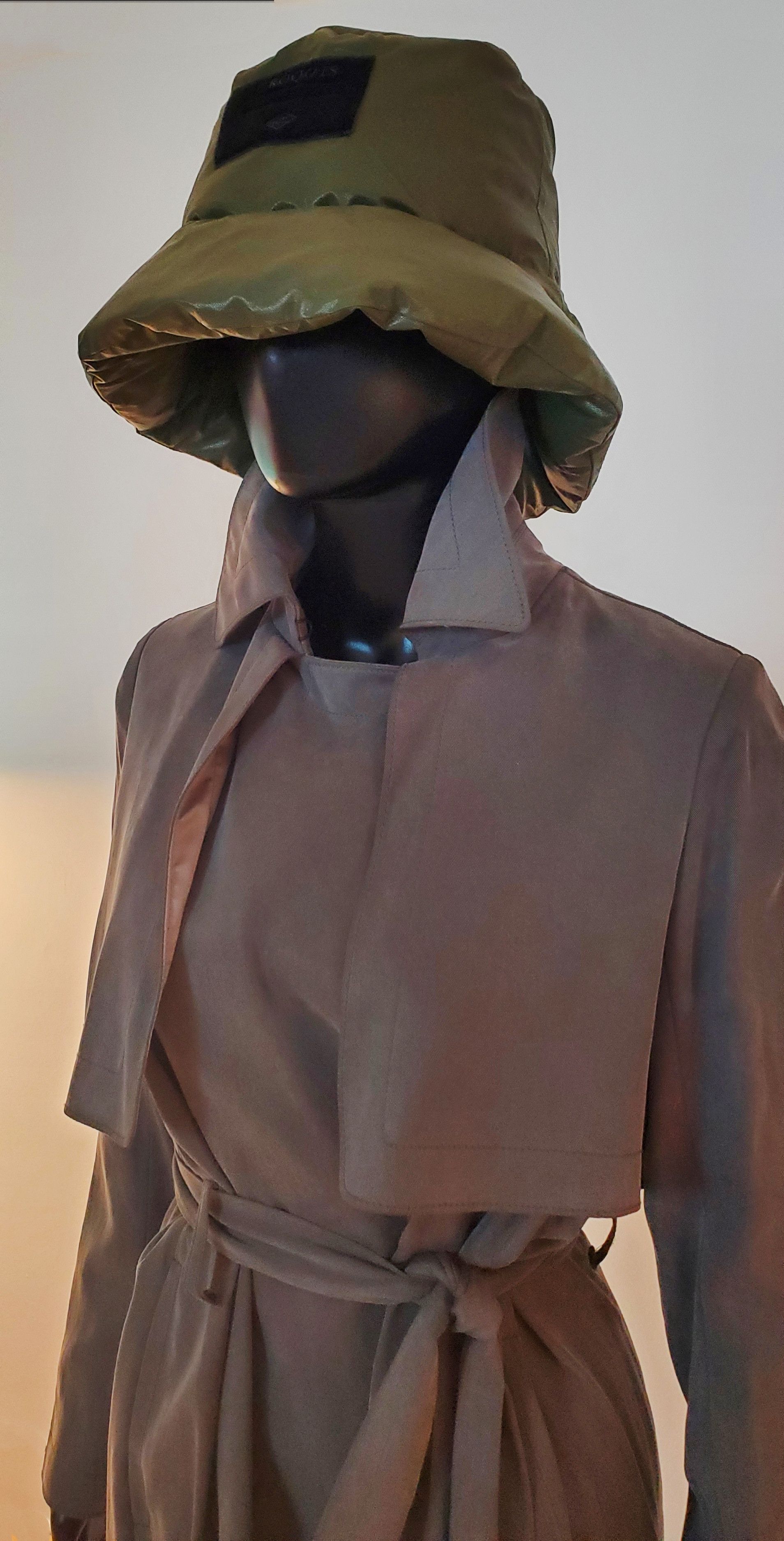 Club Monaco Club Monaco Soft Olive Trench Coat Raincoat Overcoat Size XS / US 0-2 / IT 36-38 - 6 Thumbnail