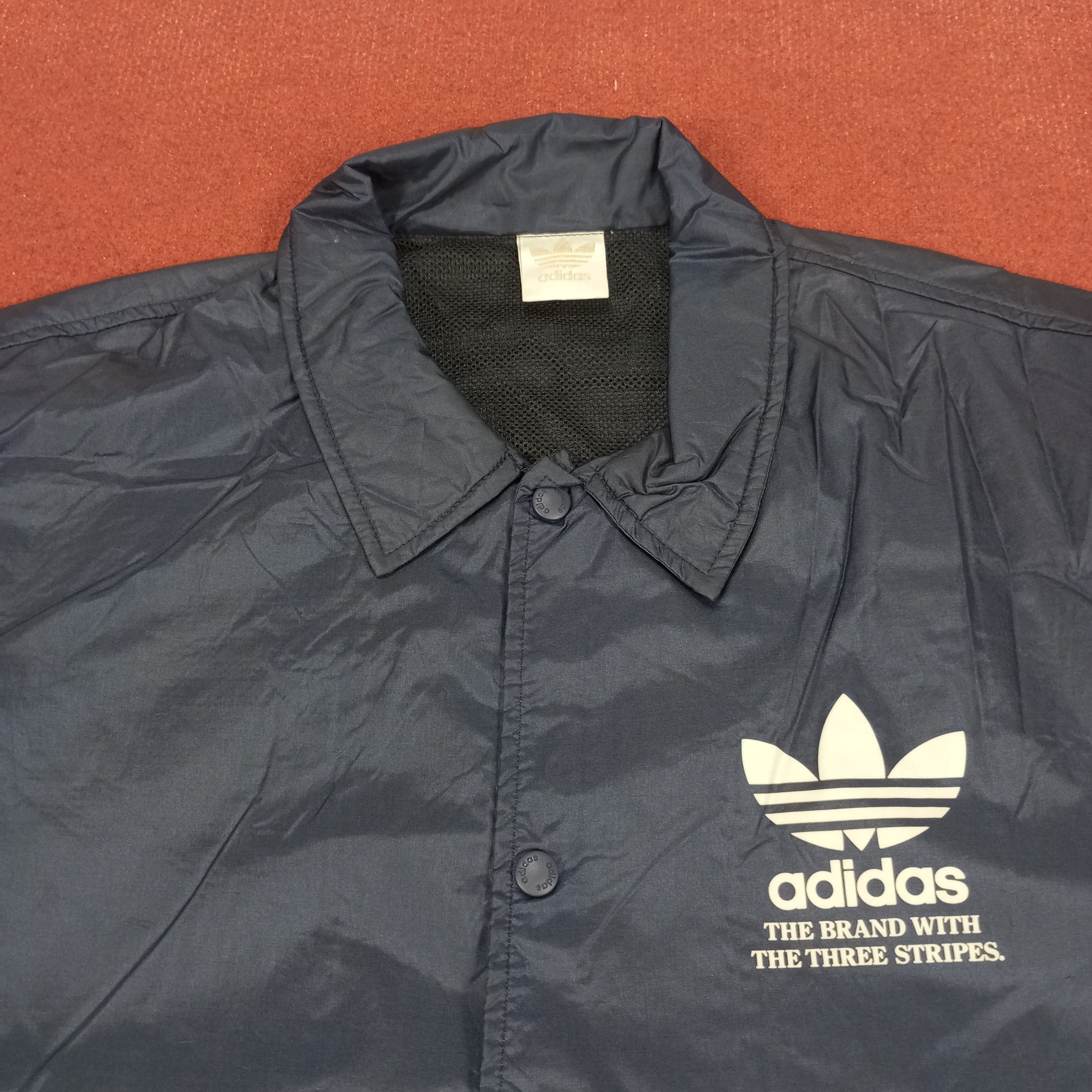 Adidas × Vintage Adidas Big Logo Design Sportswear Style Jacket Size US XL / EU 56 / 4 - 4 Thumbnail