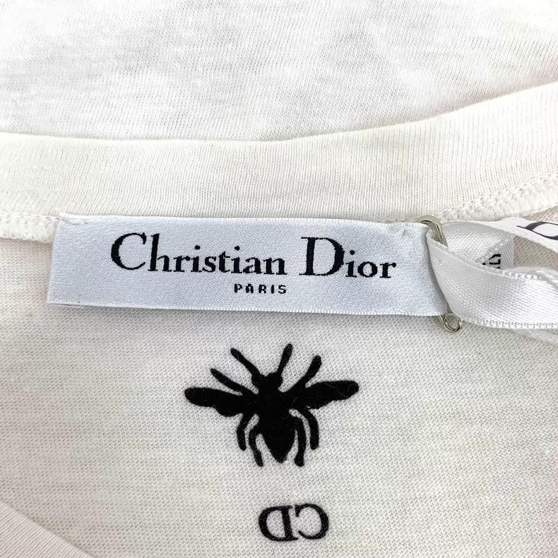 Dior Dior White logo round-neck short-sleeved T-shirt Size M / US 6-8 / IT 42-44 - 5 Thumbnail