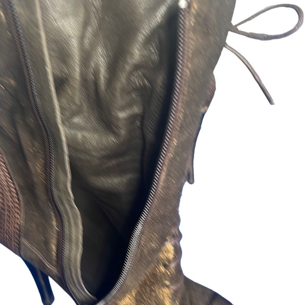 Other El Dantes Metallic Suede stiletto Boots Booties 6.5 Platforms Size US 6.5 / IT 36.5 - 11 Thumbnail
