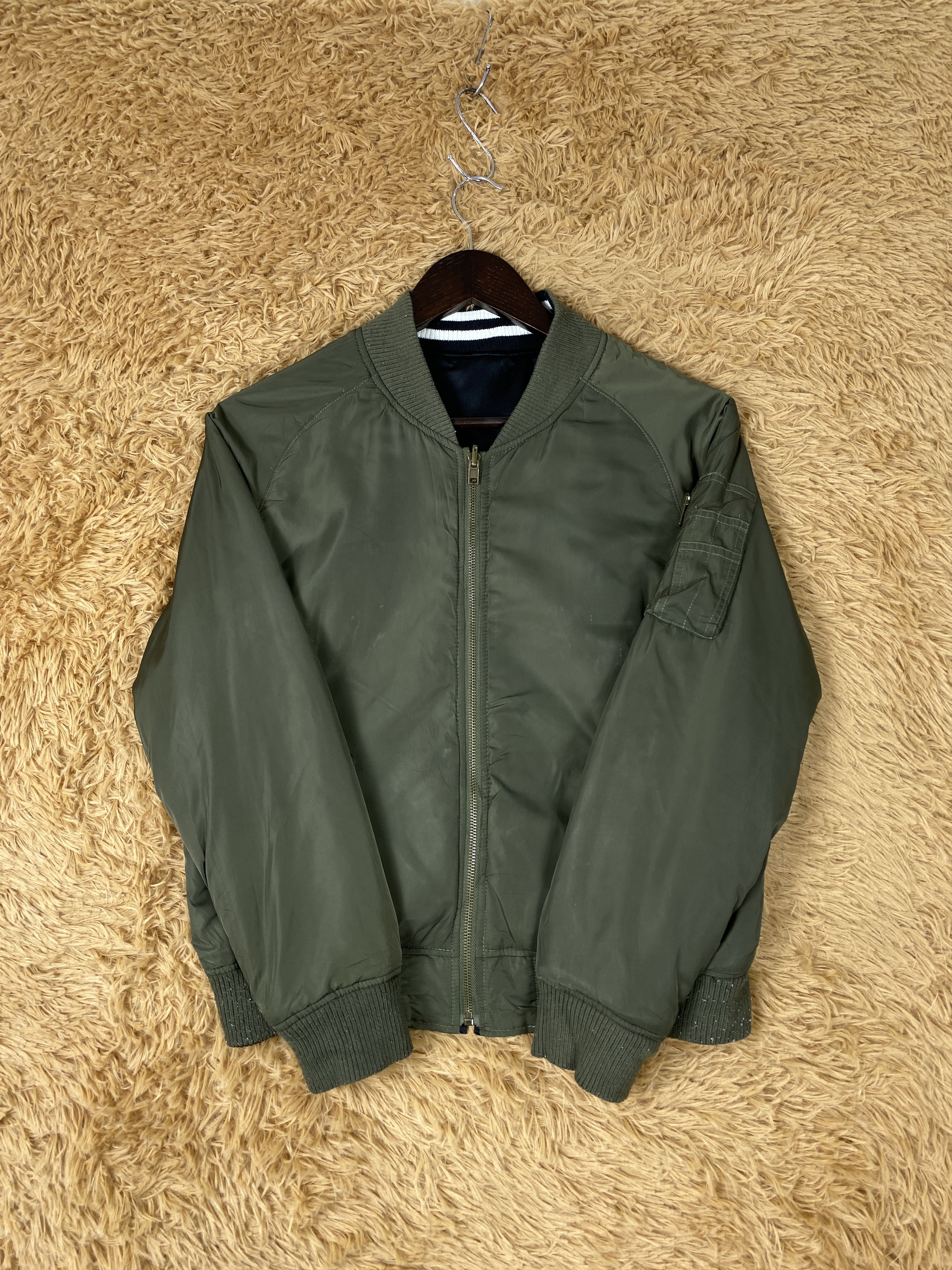 Japanese Brand Vintage Sukajan Reversible Bombers Jacket J1978 Size US S / EU 44-46 / 1 - 12 Thumbnail