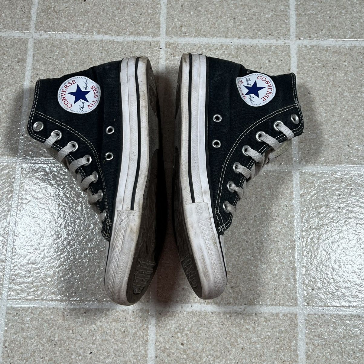 Converse Converse Chuck Taylor All Star Hi Canvas Sneaker Black Sz 5 Size US 7 / IT 37 - 7 Thumbnail