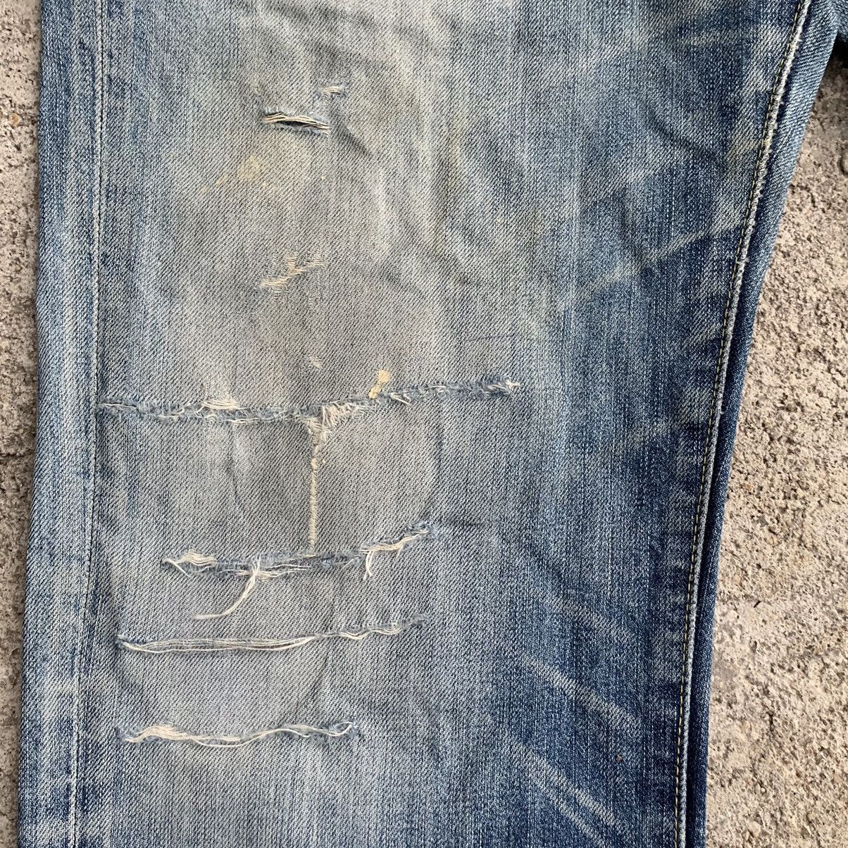 Undercover × Uniqlo Vintage Y2K Uniqlo Japanese Paint Distressed Denim Jeans W35 Size US 35 - 6 Thumbnail