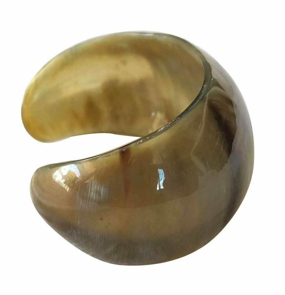 Designer New Textured Cow Horn Bracelet. Size ONE SIZE - 2 Thumbnail