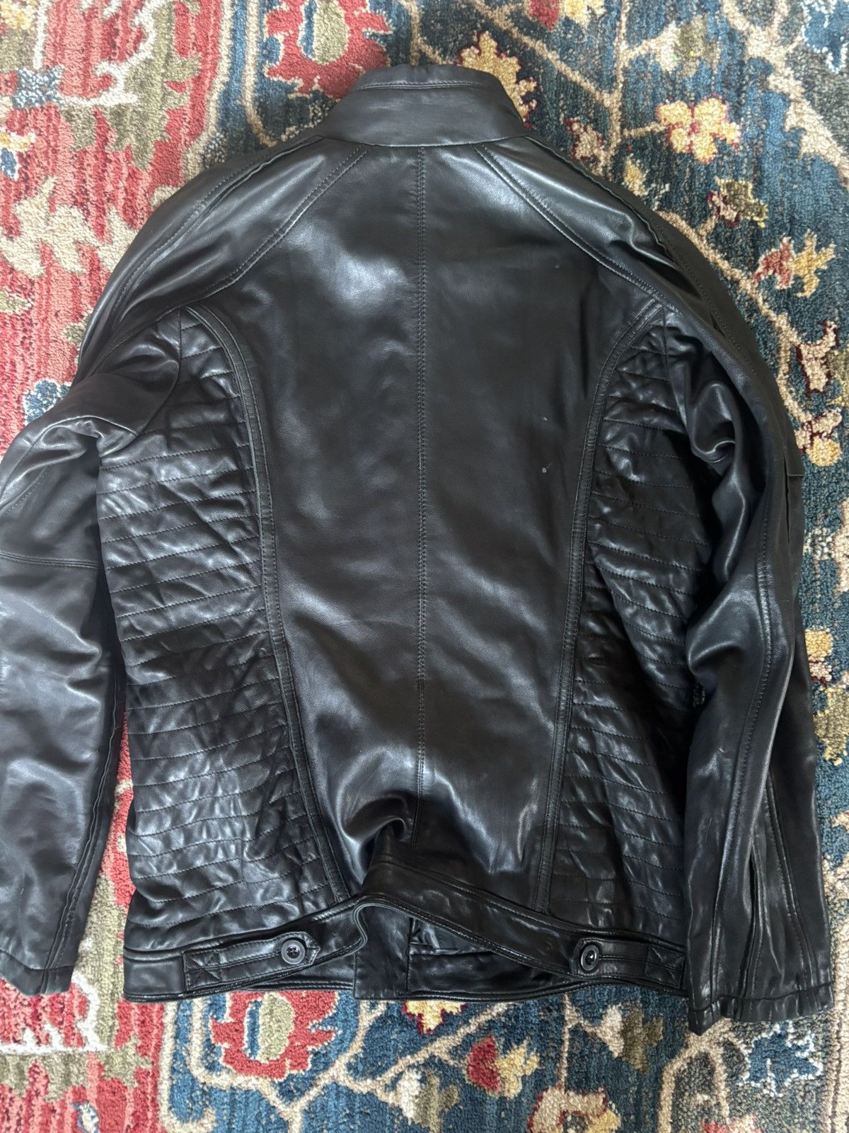 Marithe + Francois Girbaud MARITHÉ & FRANÇOIS GIRBAUD LEATHER JACKET Size US M / EU 48-50 / 2 - 2 Thumbnail