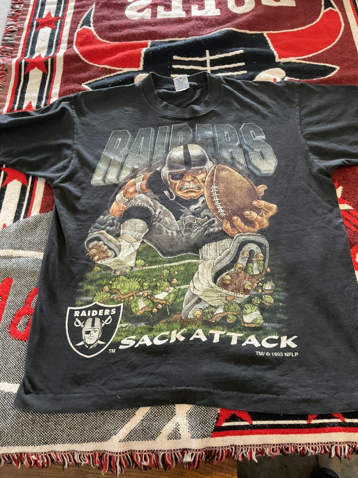 Salem Sportswear Vintage Los Angeles raiders Salem sportswear large Size US L / EU 52-54 / 3 - 1 Thumbnail