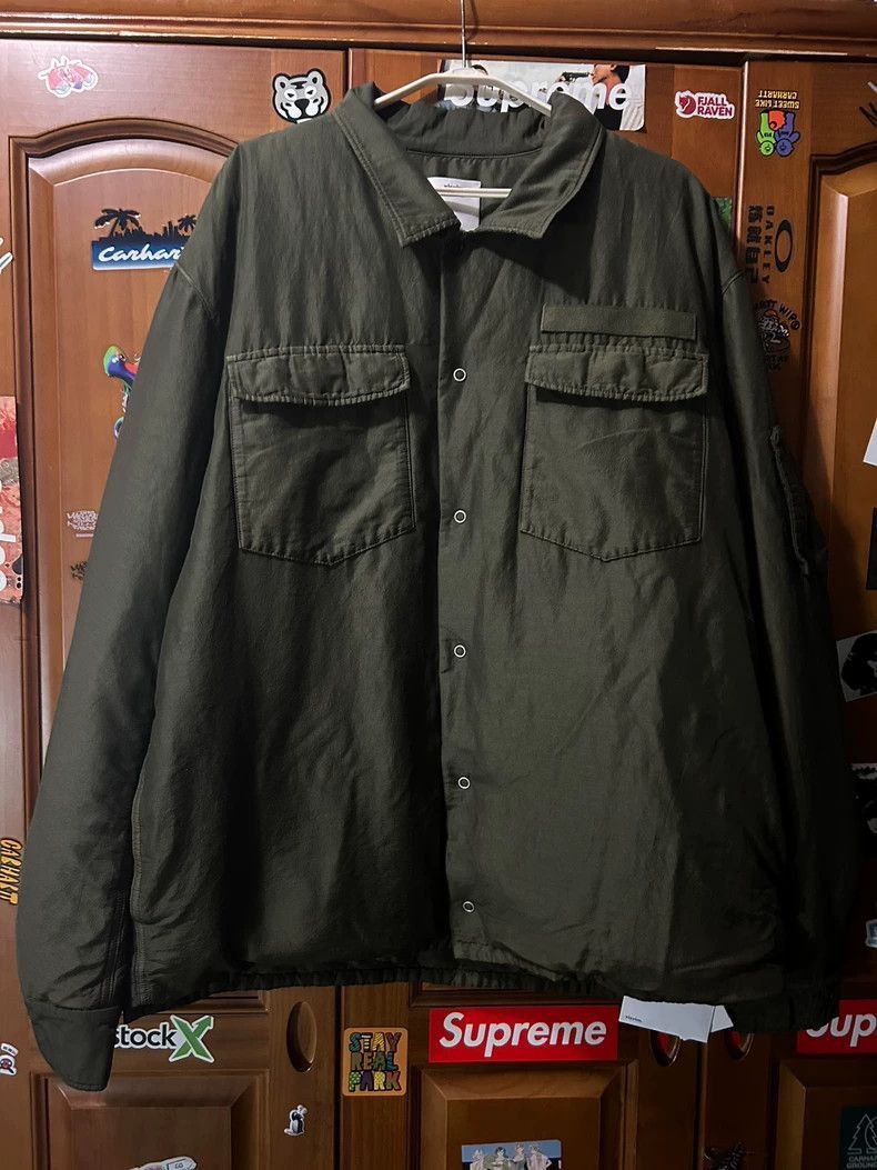 Visvim VisvimVISVIM 23AW HELI CREW DOWN SHIRT JKT-2504 Size US XXL / EU 58 / 5 - 1 Thumbnail