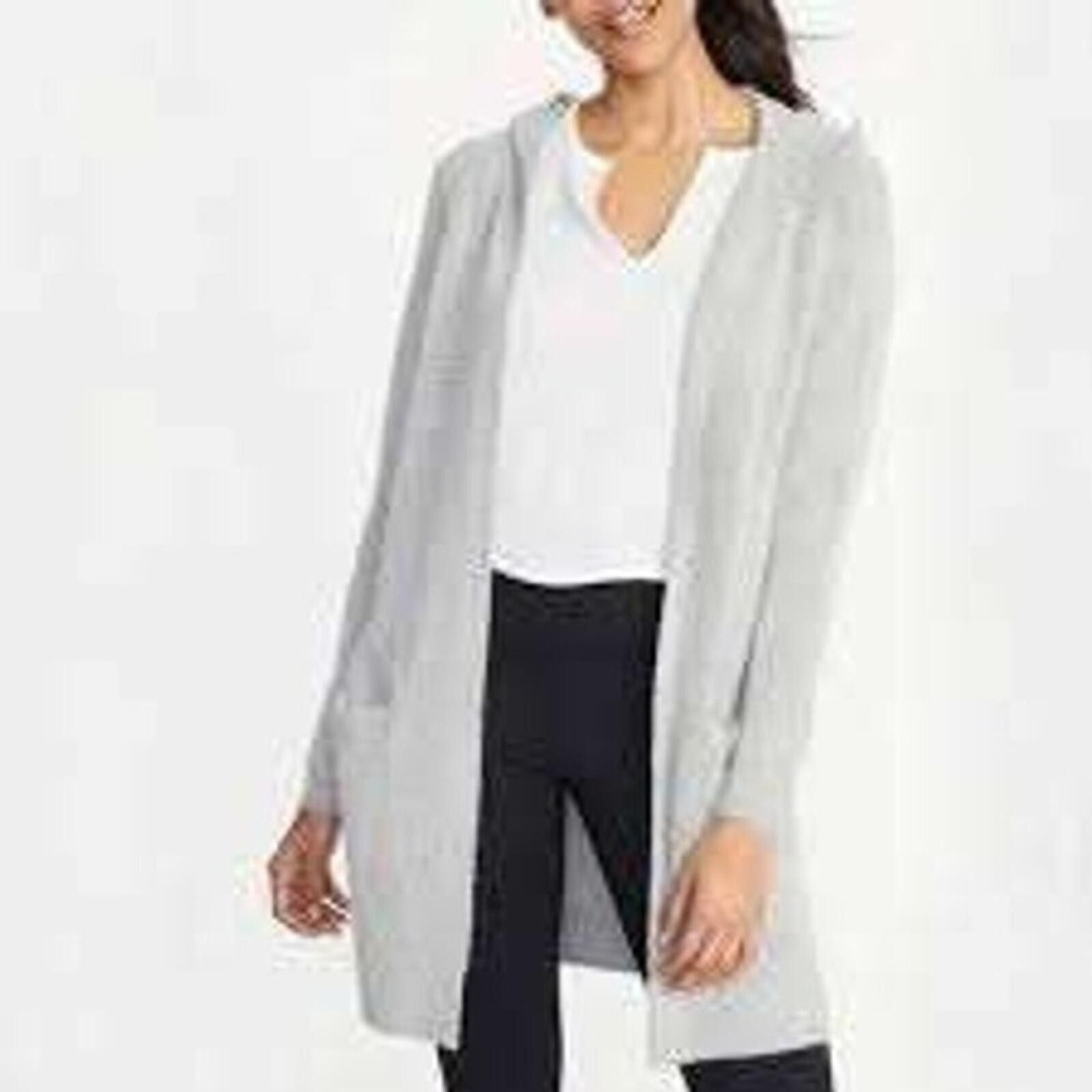 Old Navy Old Navy Cardigan Women XXL Gray Space Dye Open Front Pocket Size XXL / US 16-18 / IT 52-54 - 1 Thumbnail
