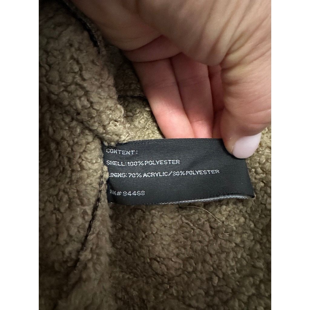 Liz Claiborne Claiborne black sherpa and faux suede winter jacket size XL Size US XL / EU 56 / 4 - 5 Thumbnail