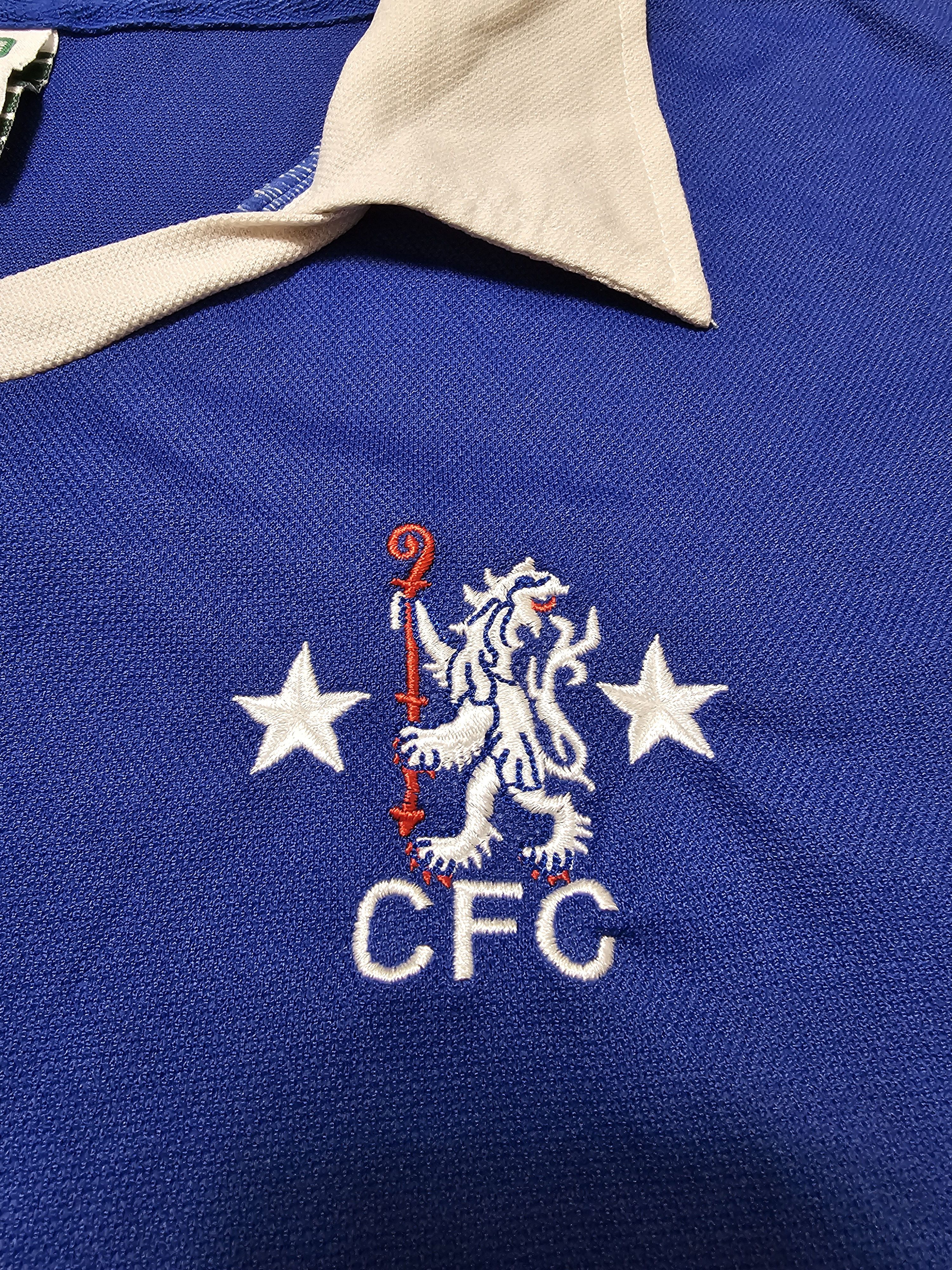 All Sport × Chelsea Soccer CHELSEA 1975 1981 HOME FOOTBALL SHIRT SOCCER JERSEY Size US XL / EU 56 / 4 - 4 Thumbnail