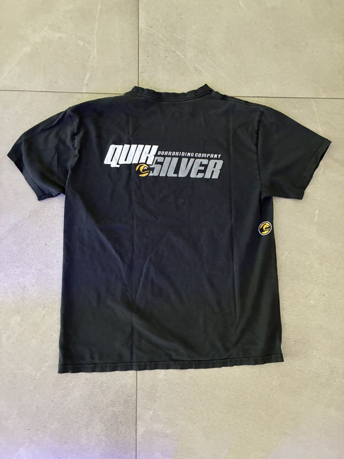 Quiksilver Y2K Quiksilver Logo Tee Black Size L Surf Skate Size US L / EU 52-54 / 3 - 1 Thumbnail