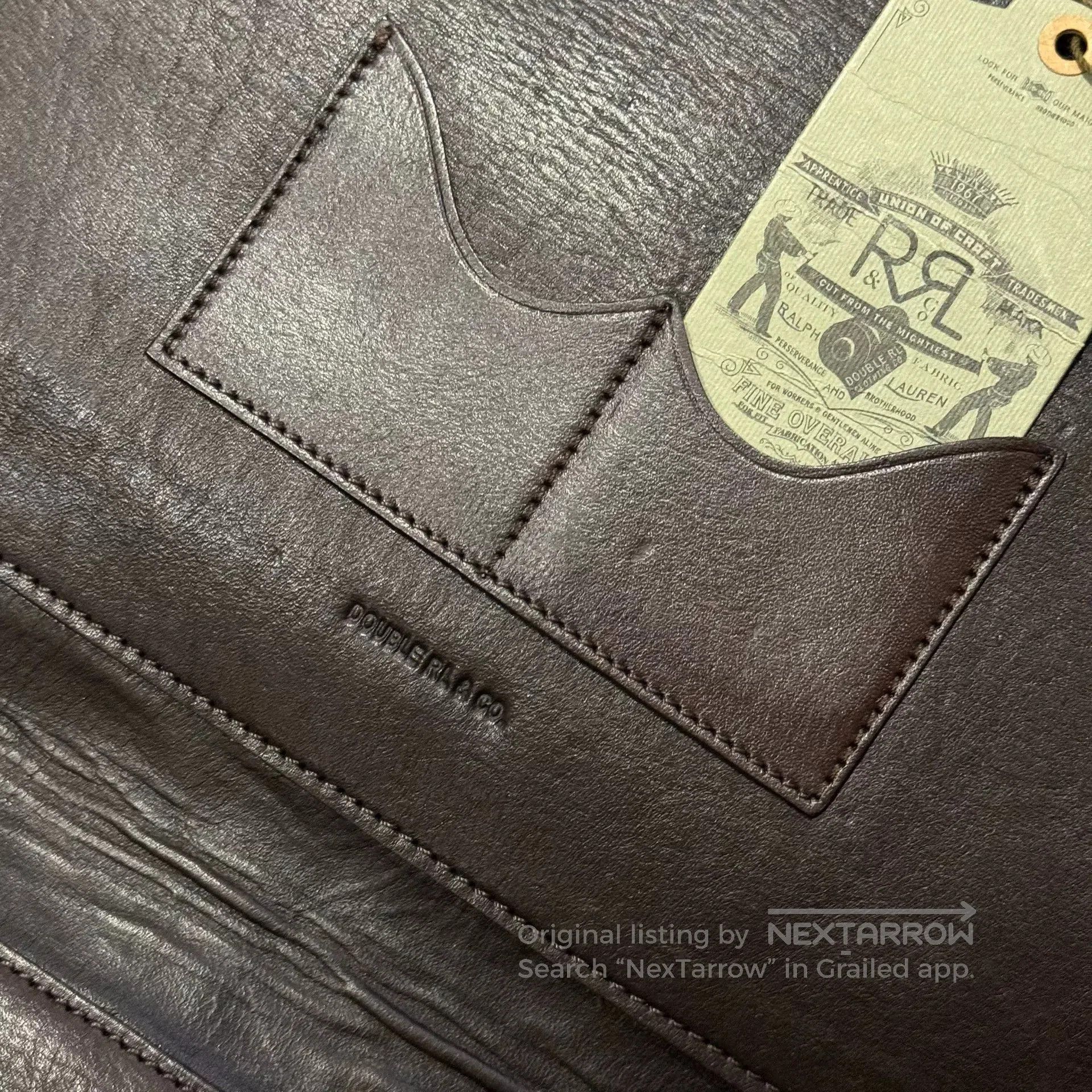 RRL Ralph Lauren RRL Indian Chief Carving Briefcase. Size ONE SIZE - 5 Thumbnail