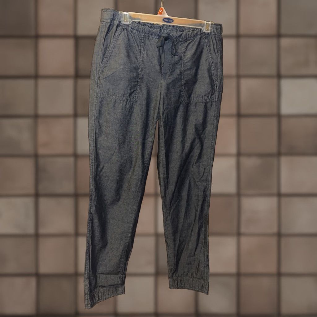 J.Crew J.Crew Women's City Fit Pants Size 2 Gray Cotton Casual Drawstring Straight Fall Winter Spring Summer Size 26" / US 2 / IT 38 - 1 Thumbnail