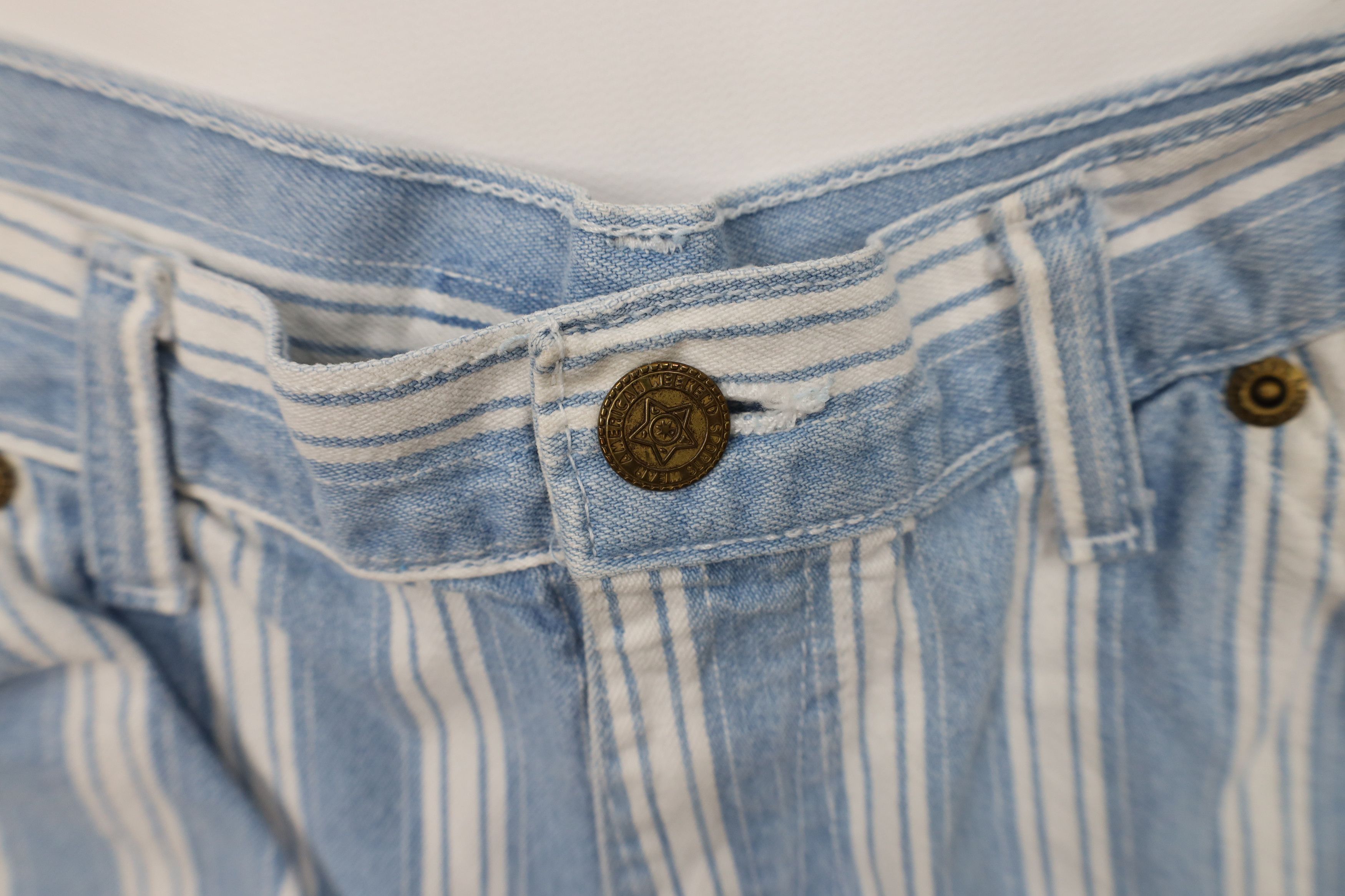 Vintage Vintage 90s Streetwear Block Baggy Denim Jean Shorts USA Size 38" / US 16 / IT 52 - 7 Thumbnail