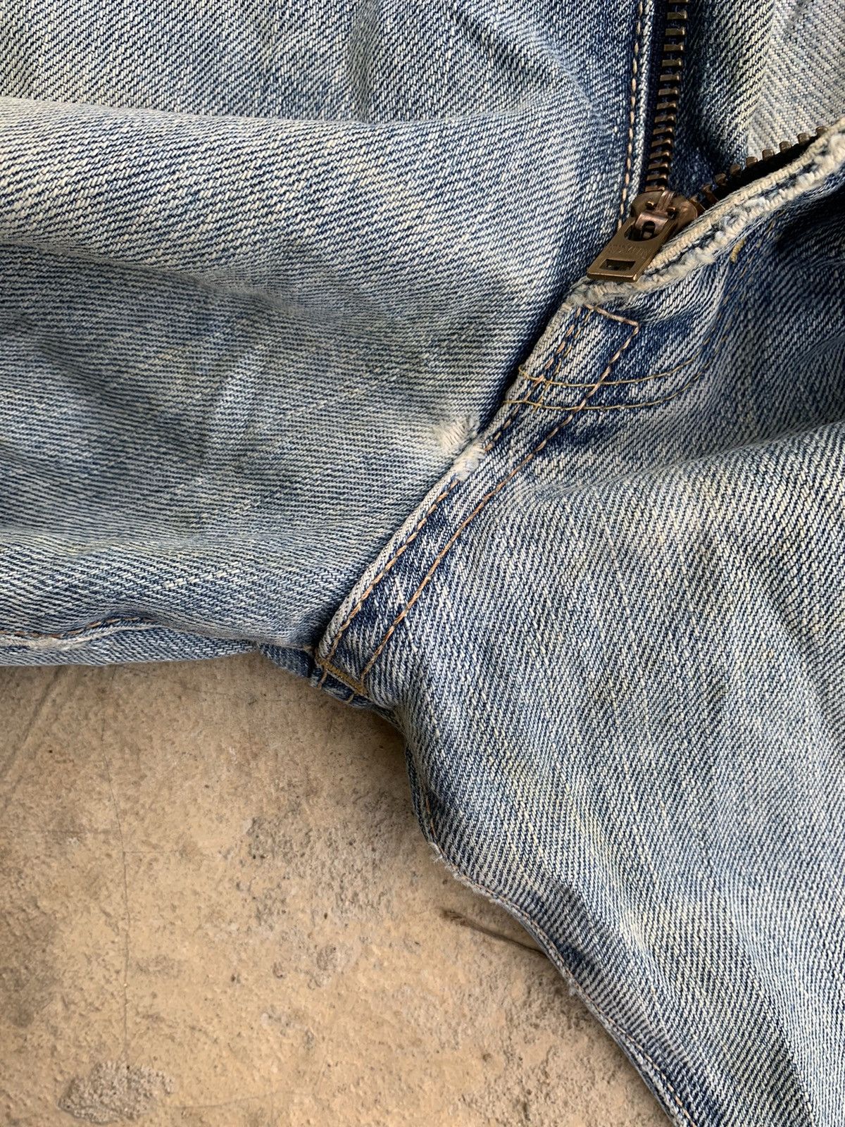 Edwin × Vintage Vintage Edwin 505 Selvedge Japanese Distressed Denim Size US 32 / EU 48 - 13 Thumbnail